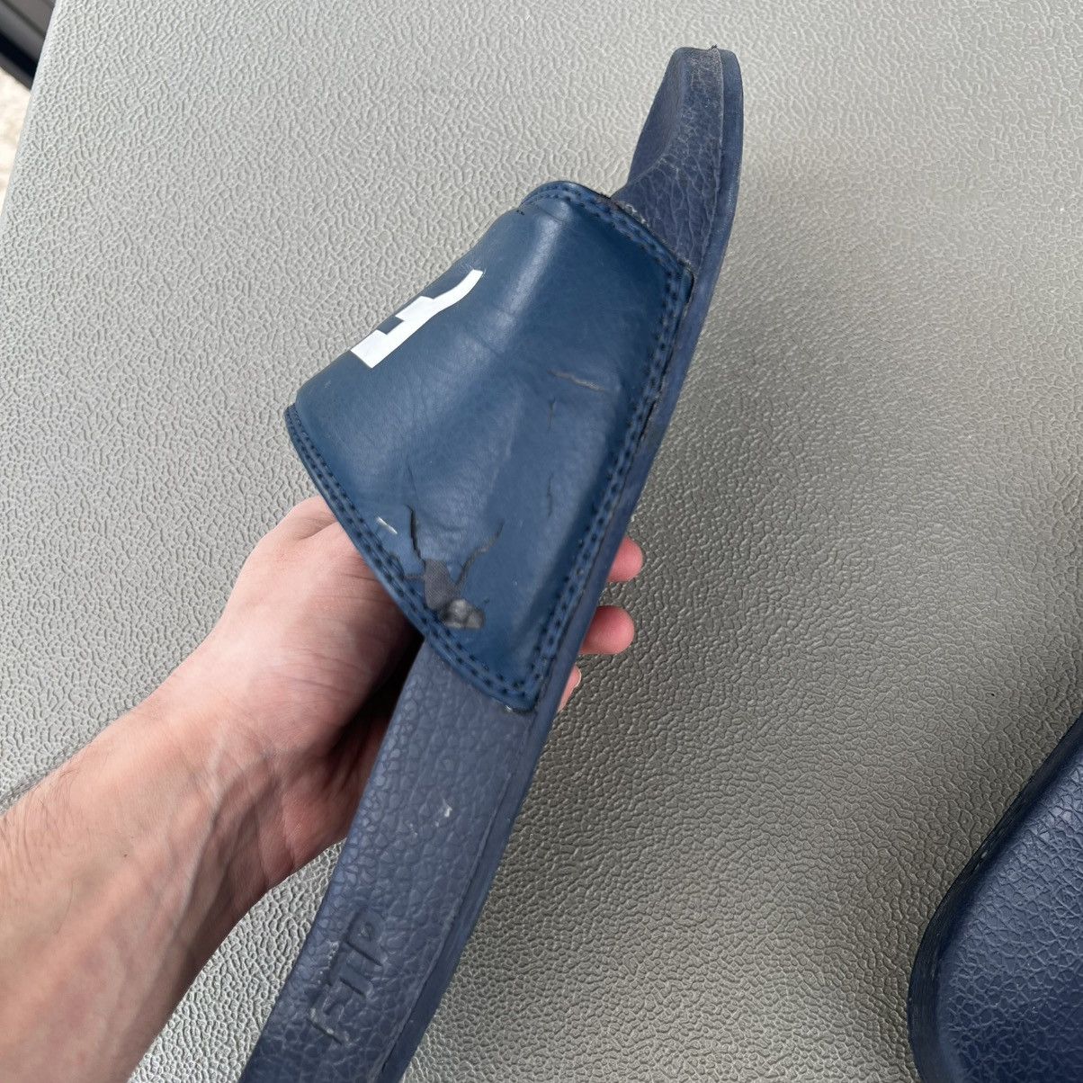 Fuck The Population 2017 Fuck The Population Navy Blue Slides Size 8 Size US 8 / EU 41 - 5 Thumbnail