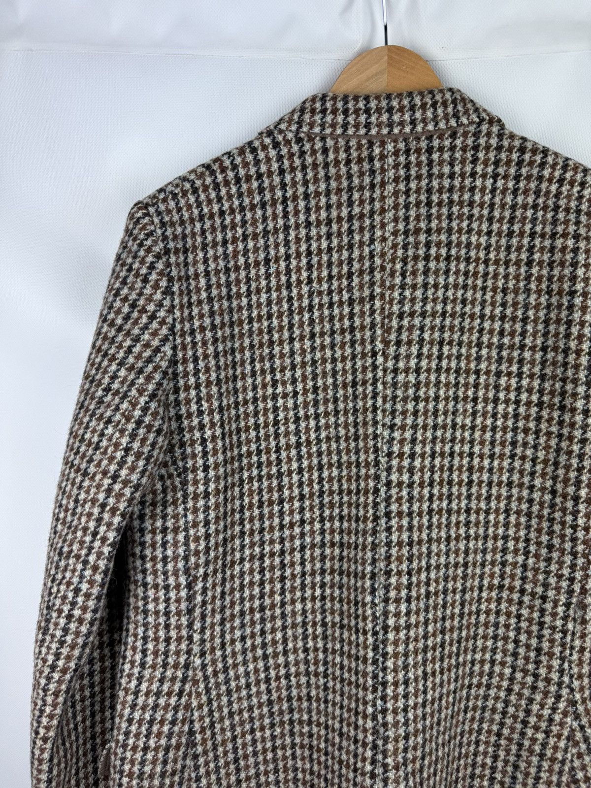 Harris Tweed Harris Tweed Vintage Herringbone Blazer Jacket Sportcoat Size 40R - 17 Thumbnail
