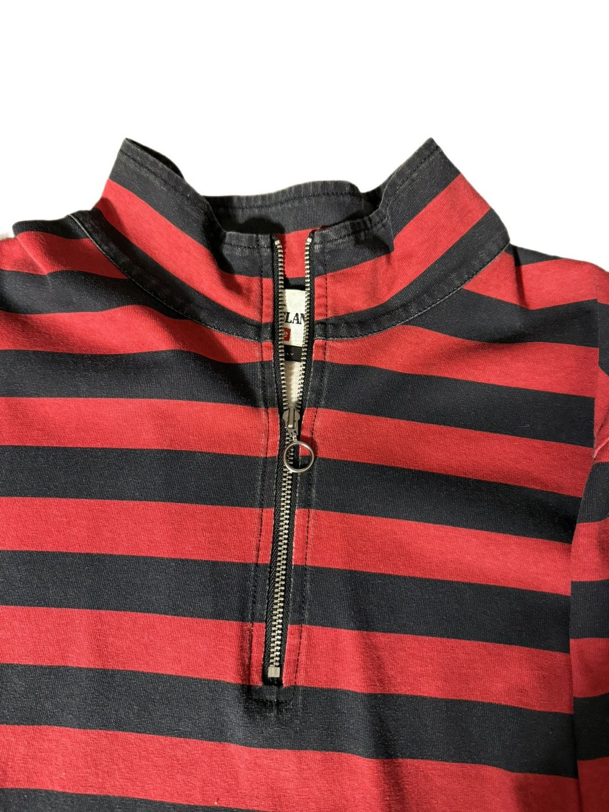 Stone Island × Supreme Supreme Stone Island Quarter Zip Stripe Longsleeve Size US M / EU 48-50 / 2 - 5 Thumbnail