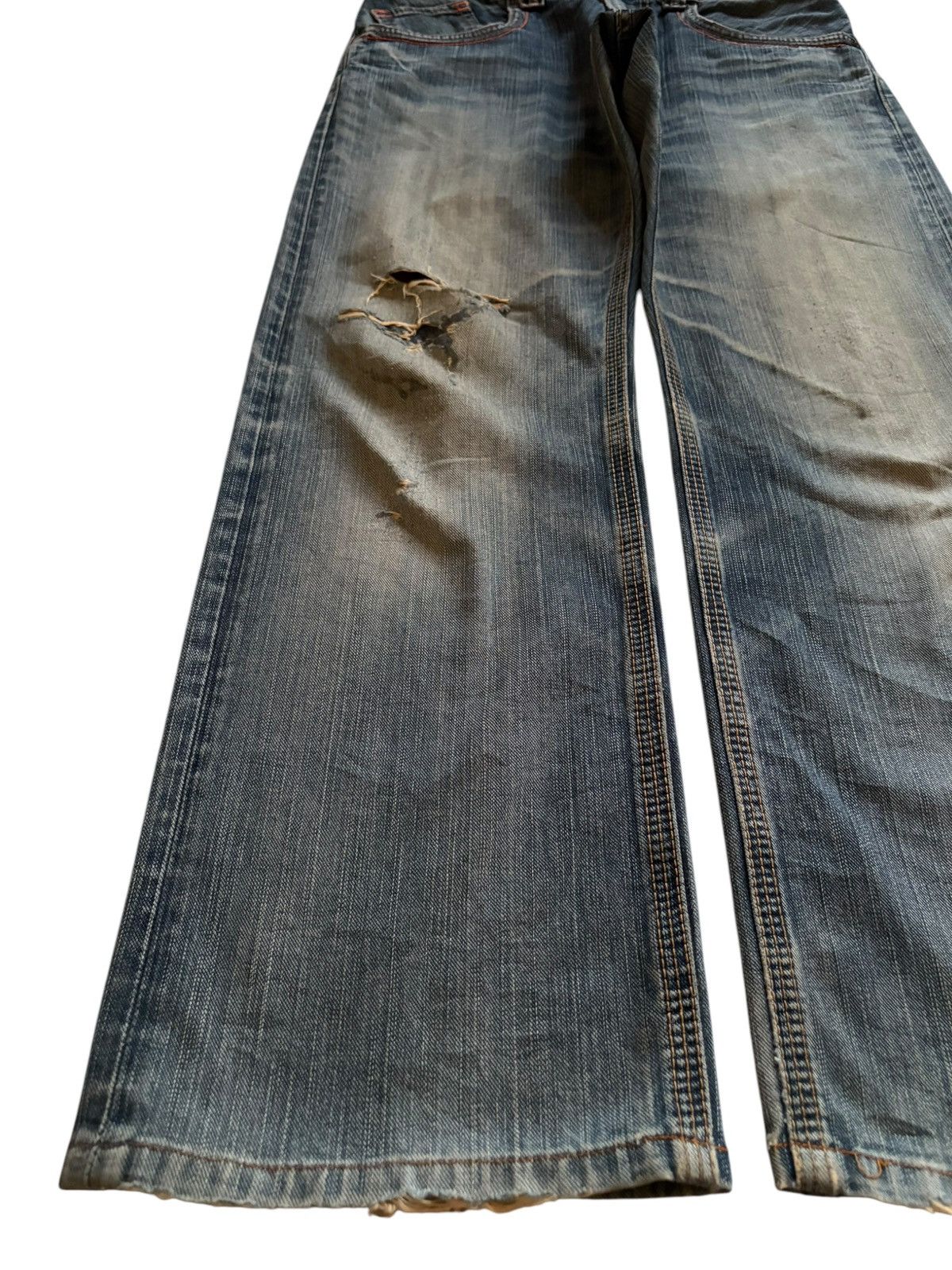 Edwin Exclusive Vintage Edwin XV Mud Wash Loose Baggy Jeans Size US 31 - 6 Thumbnail