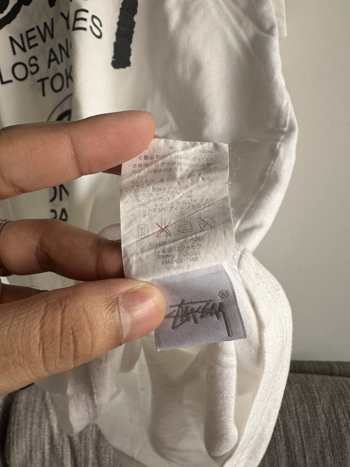 Japanese Brand × Stussy Stussy Worldwide Tour Streetwear Rare size XL Tshirt Size US XL / EU 56 / 4 - 6 Thumbnail