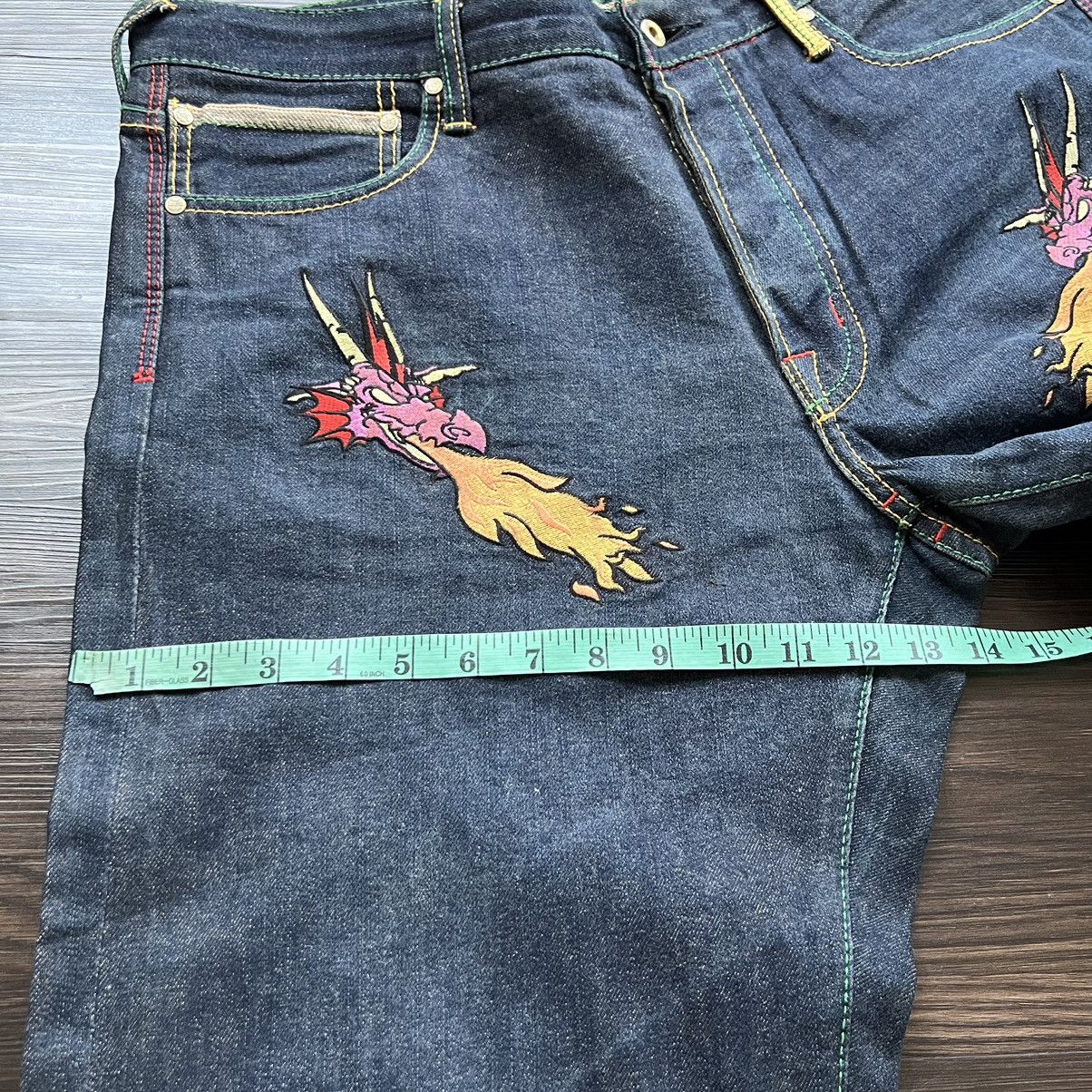 RMC Jeans 🔥 Archieves YOROPIKO MARTIN YATMING RMC DRAGON EMBROIDED Size US 38 / EU 54 - 18 Thumbnail