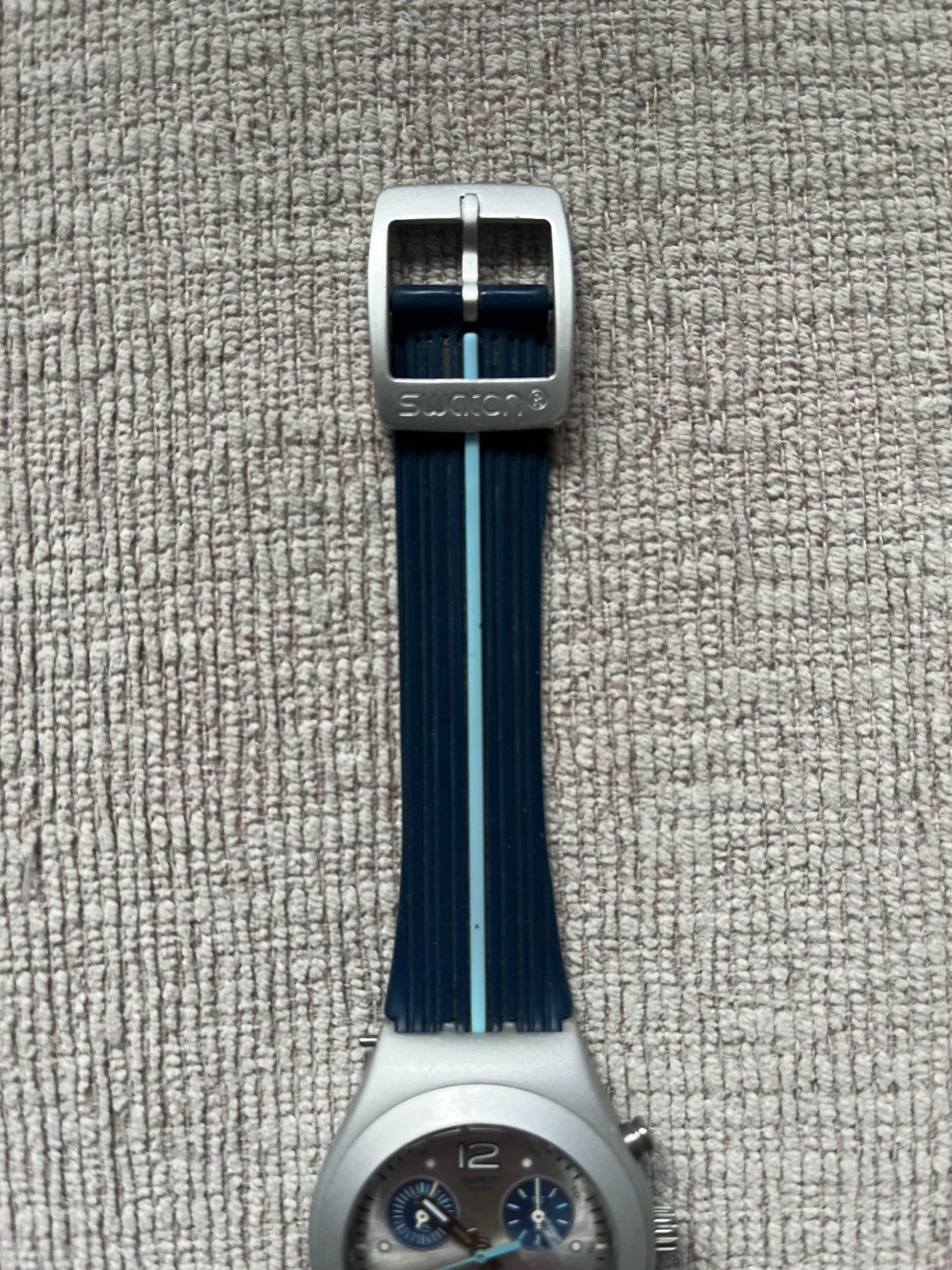 Swatch VNTG 2004 Swatch Irony Midi Chrono YMS1009 Bluish Size ONE SIZE - 4 Thumbnail
