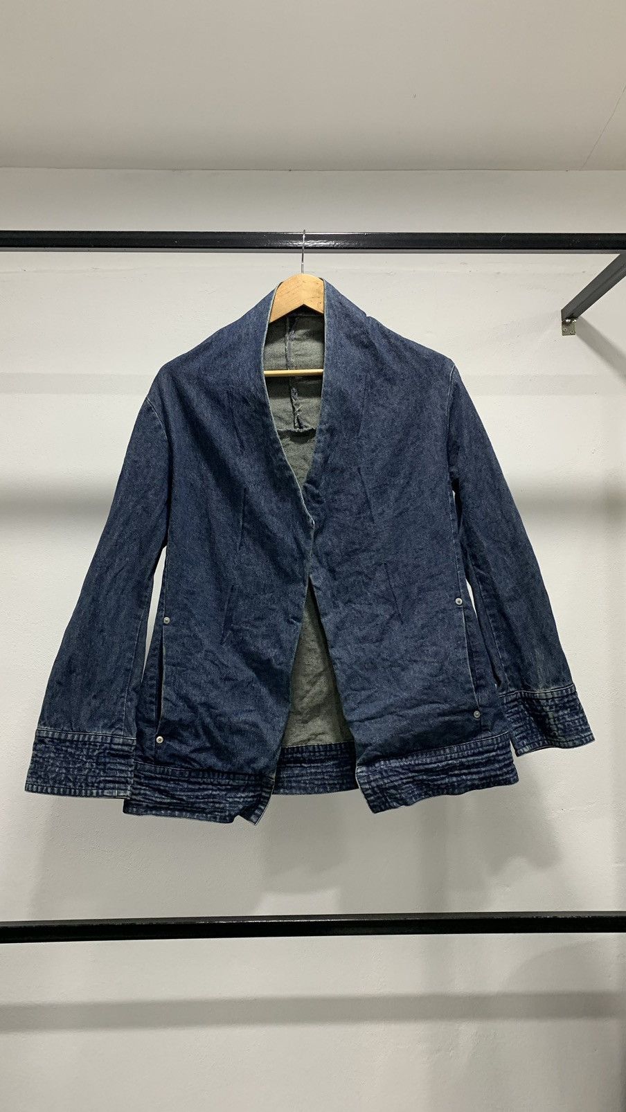 If Six Was Nine Bat-su Denim Punk Jacket Size M / US 6-8 / IT 42-44 - 18 Thumbnail