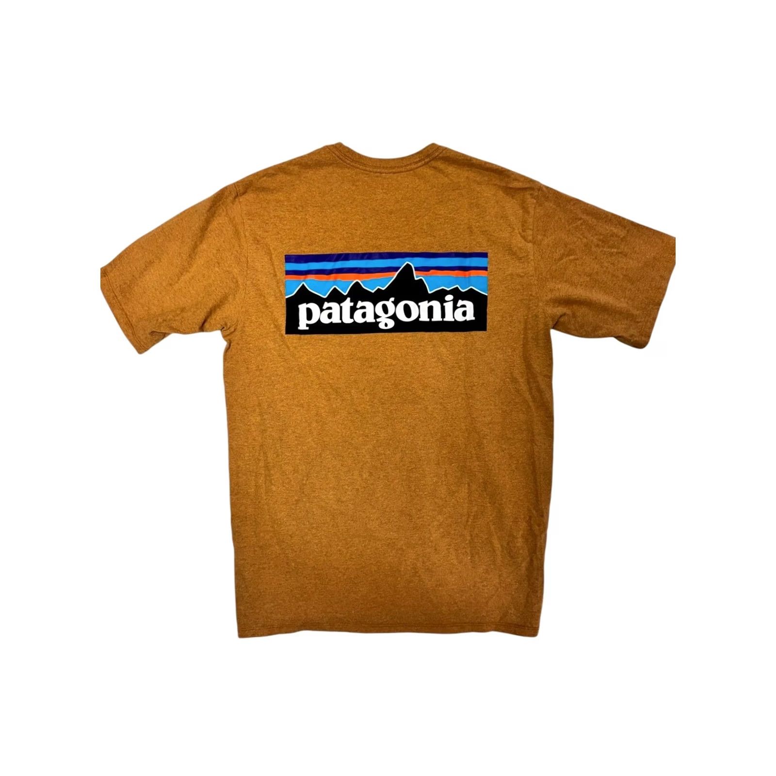 Patagonia VINTAGE Patagonia Responsibili-Tee Men's T-Shirt Canyon Gold Heather Canyon Gold Heather Logo Regular Fit XS? Size US S / EU 44-46 / 1 - 4 Thumbnail