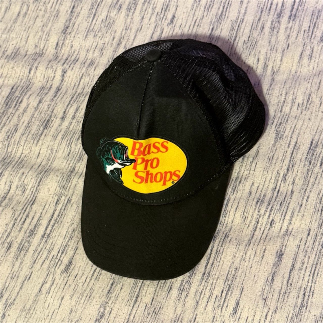 Bass Pro Shops Black Bass Pro Shops Mesh Trucker Cap Size ONE SIZE - 2 Thumbnail