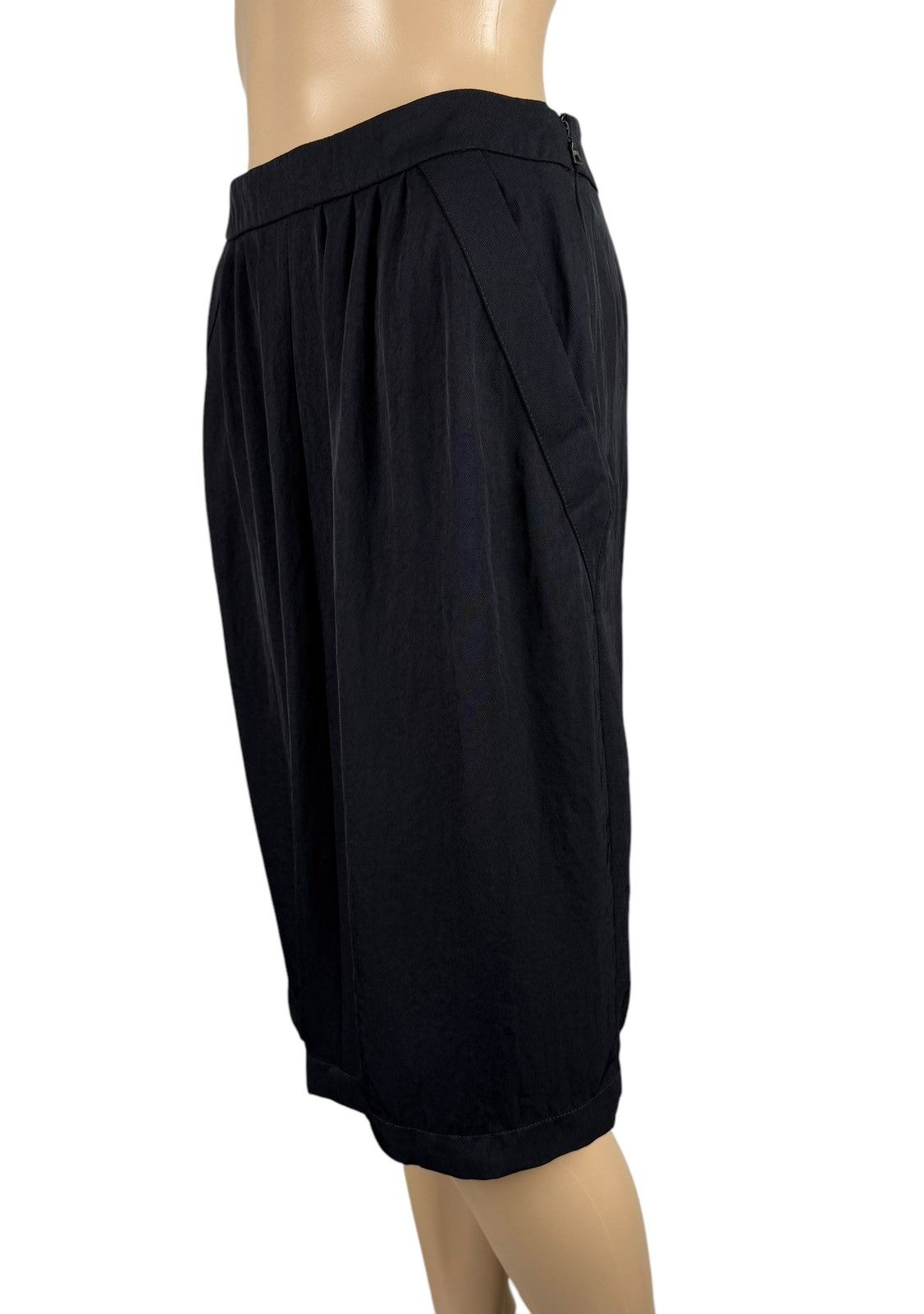Prada Prada Black Midi Skirt Triacetate size 42 Size 28" / US 6 / IT 42 - 4 Thumbnail