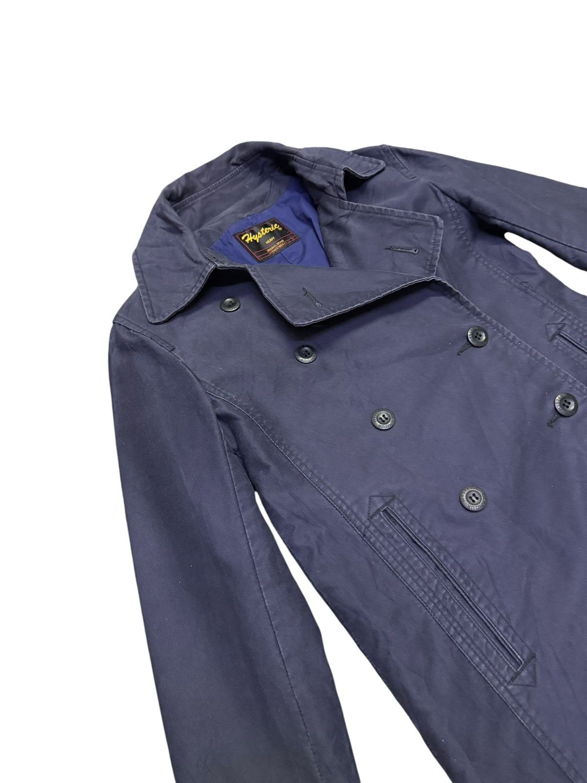 Hysteric Glamour Hysteric Glamour Navy Blue Trench Coat Size S / US 4 / IT 40 - 4 Thumbnail