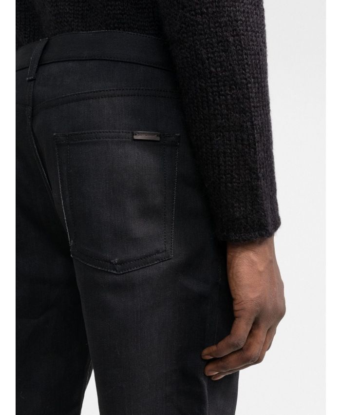 Saint Laurent Paris o1y0325 Denim Short in Black Size US 30 / EU 46 - 3 Thumbnail