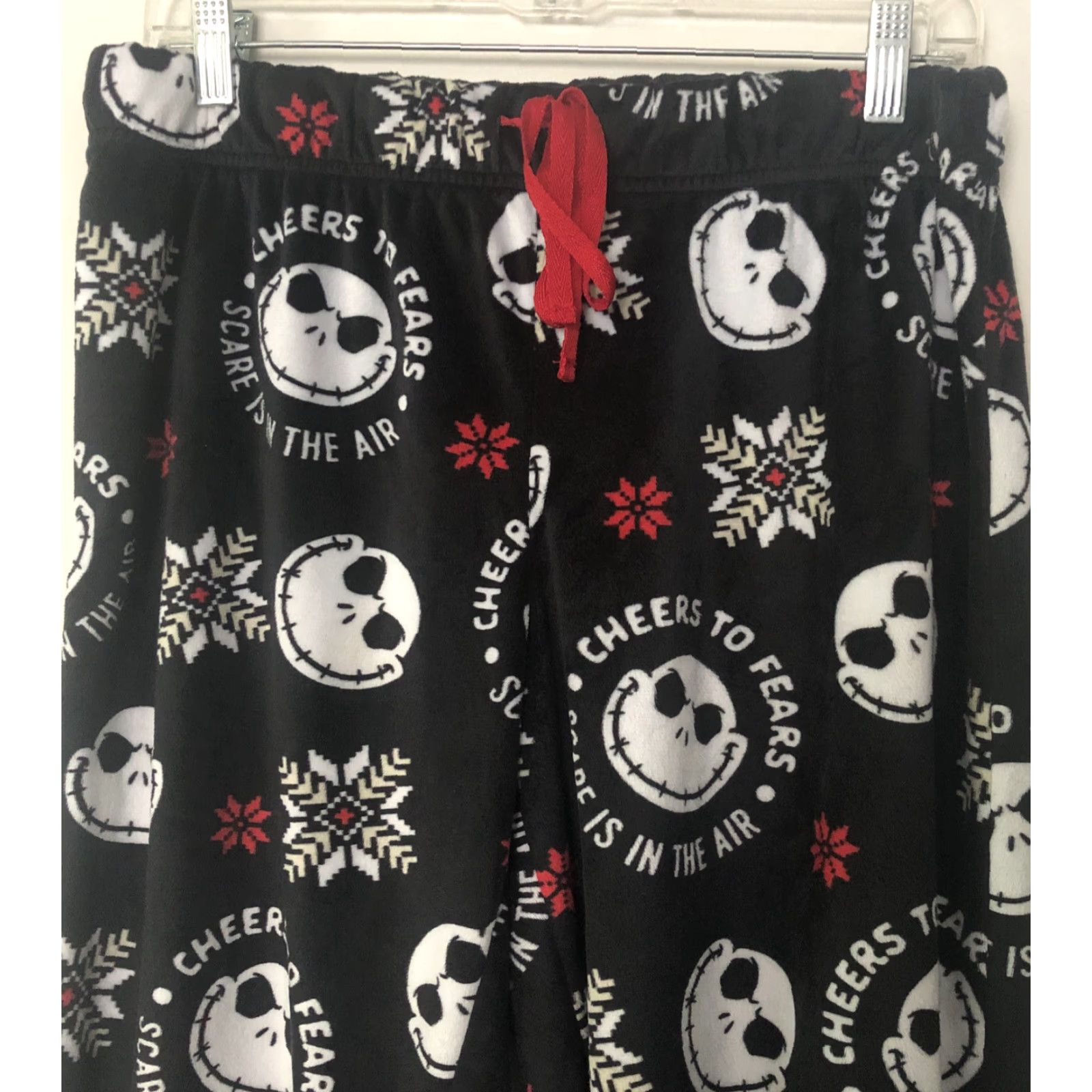 Vintage VINTAGE Nightmare Before Christmas Jack Skellington Fleece Pajama Pants Lounge L 12 14 Black Womens Christmas Pajama Pants Lounge L 12 14 Size 36" / US 14 / IT 50 - 3 Thumbnail