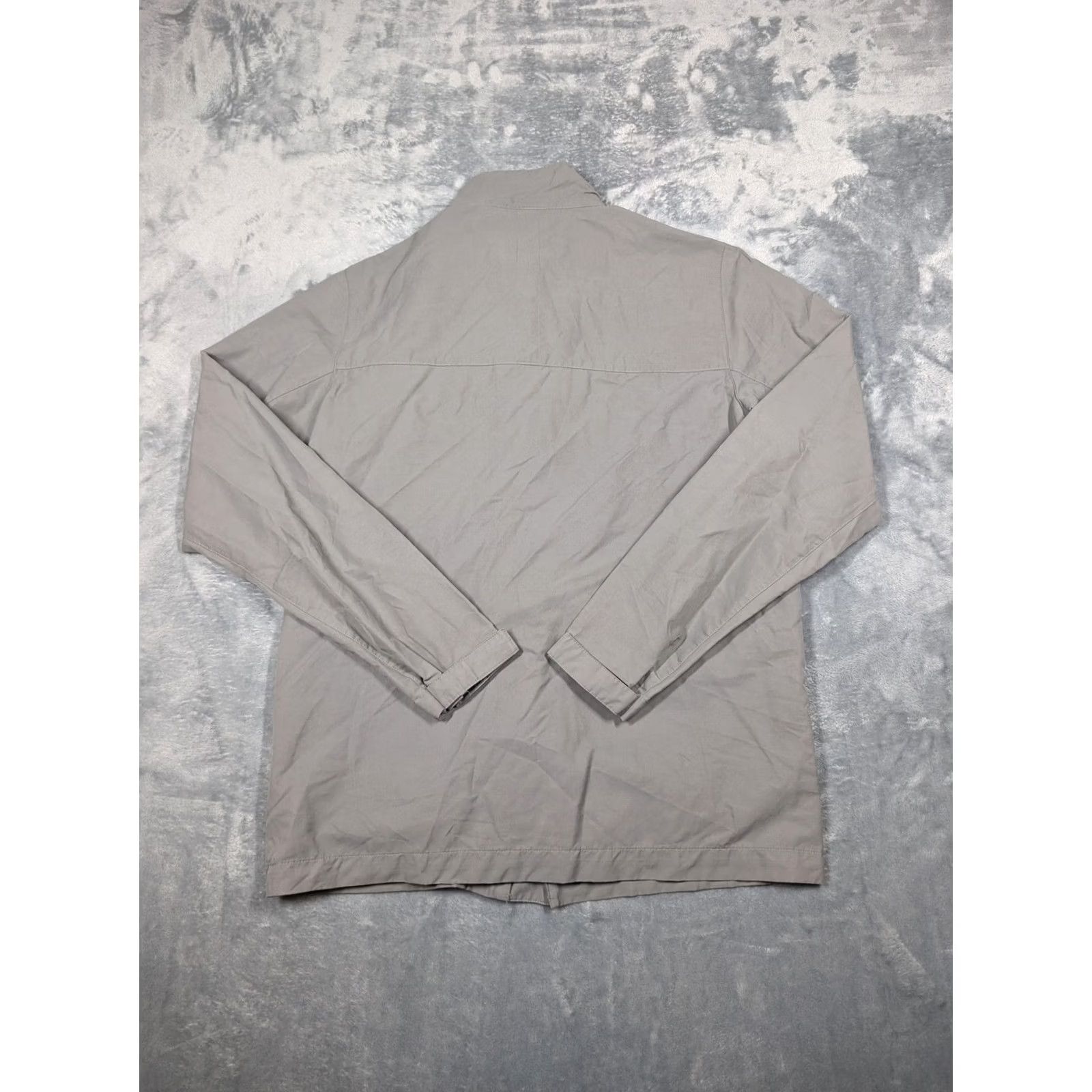 Nike Nike Jacket Mens M Gray Cotton Nylon Full Zip Windbreaker Pockets Size US M / EU 48-50 / 2 - 7 Thumbnail