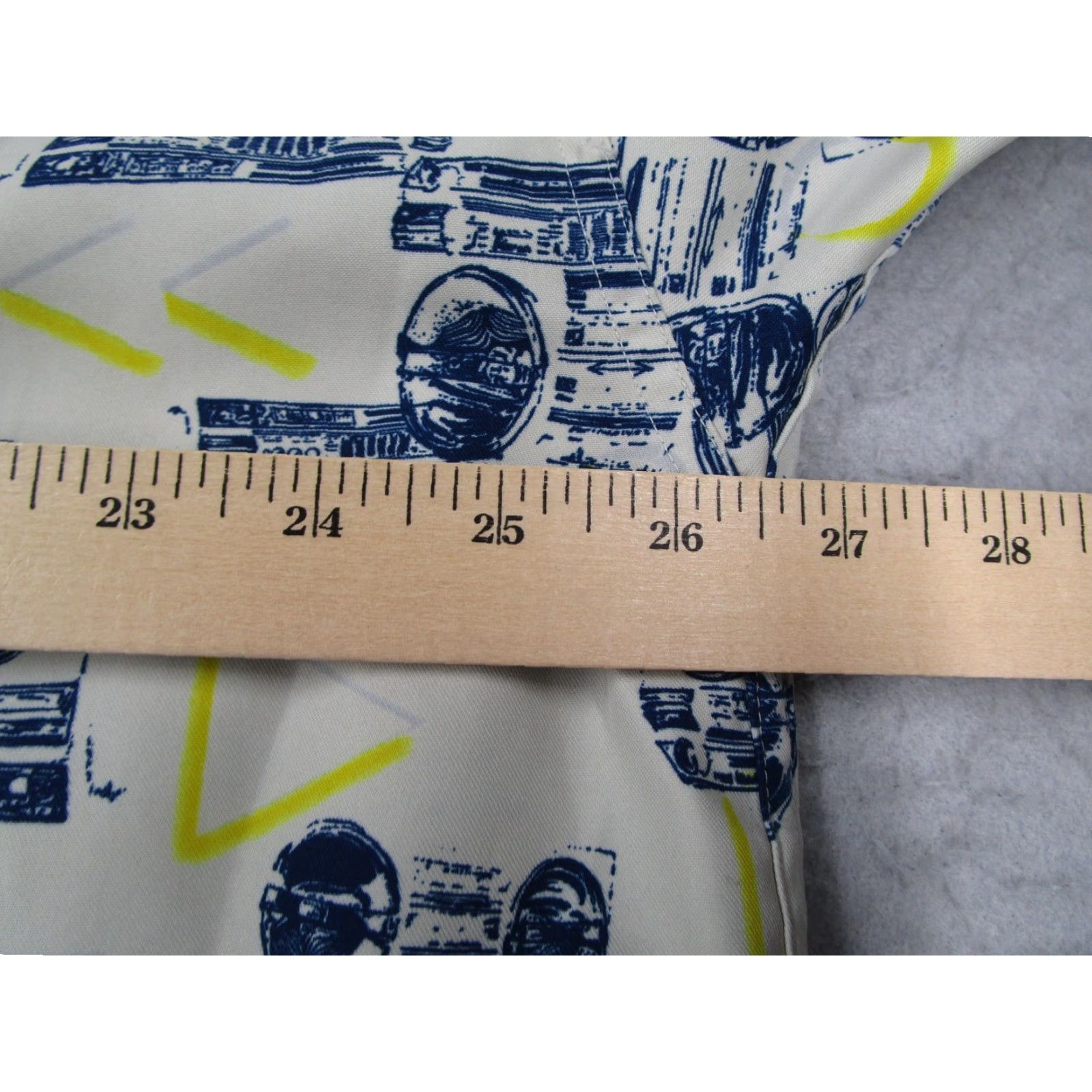 Pepe Jeans VINTAGE Pepe Jeans London Shirt Mens XXL White Blue AOP Boombox Print Loop Collar Y2K Size US XXL / EU 58 / 5 - 6 Thumbnail
