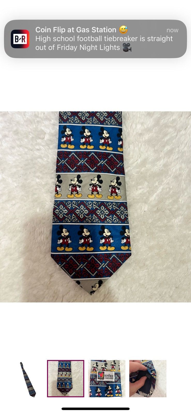 Disney Disney Mickey unlimited men’s necktie Size ONE SIZE - 4 Thumbnail