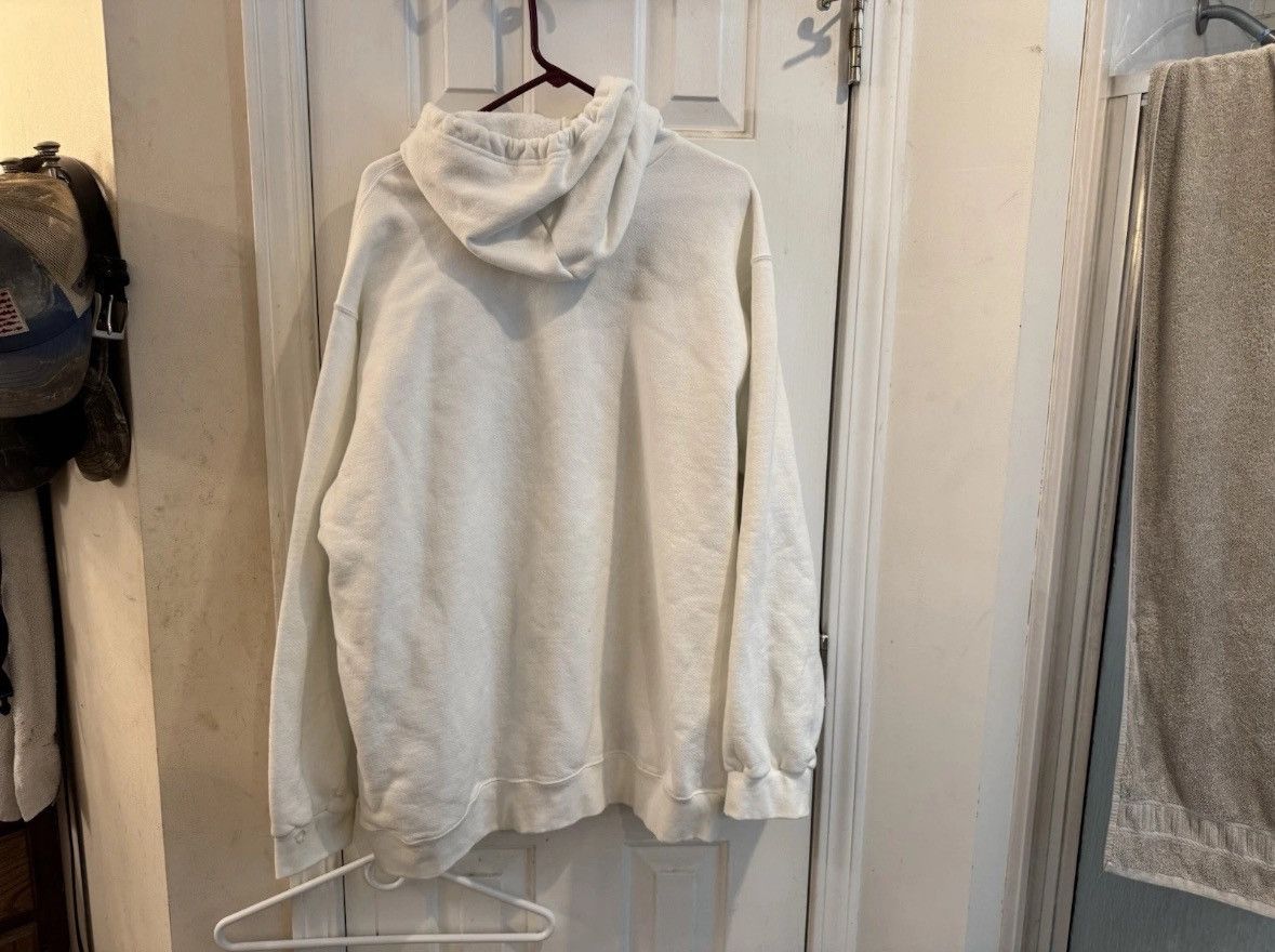 Nike Vintage 90's Nike Center Middle Swoosh RARE White Hoodie 2XL Size US XXL / EU 58 / 5 - 3 Thumbnail