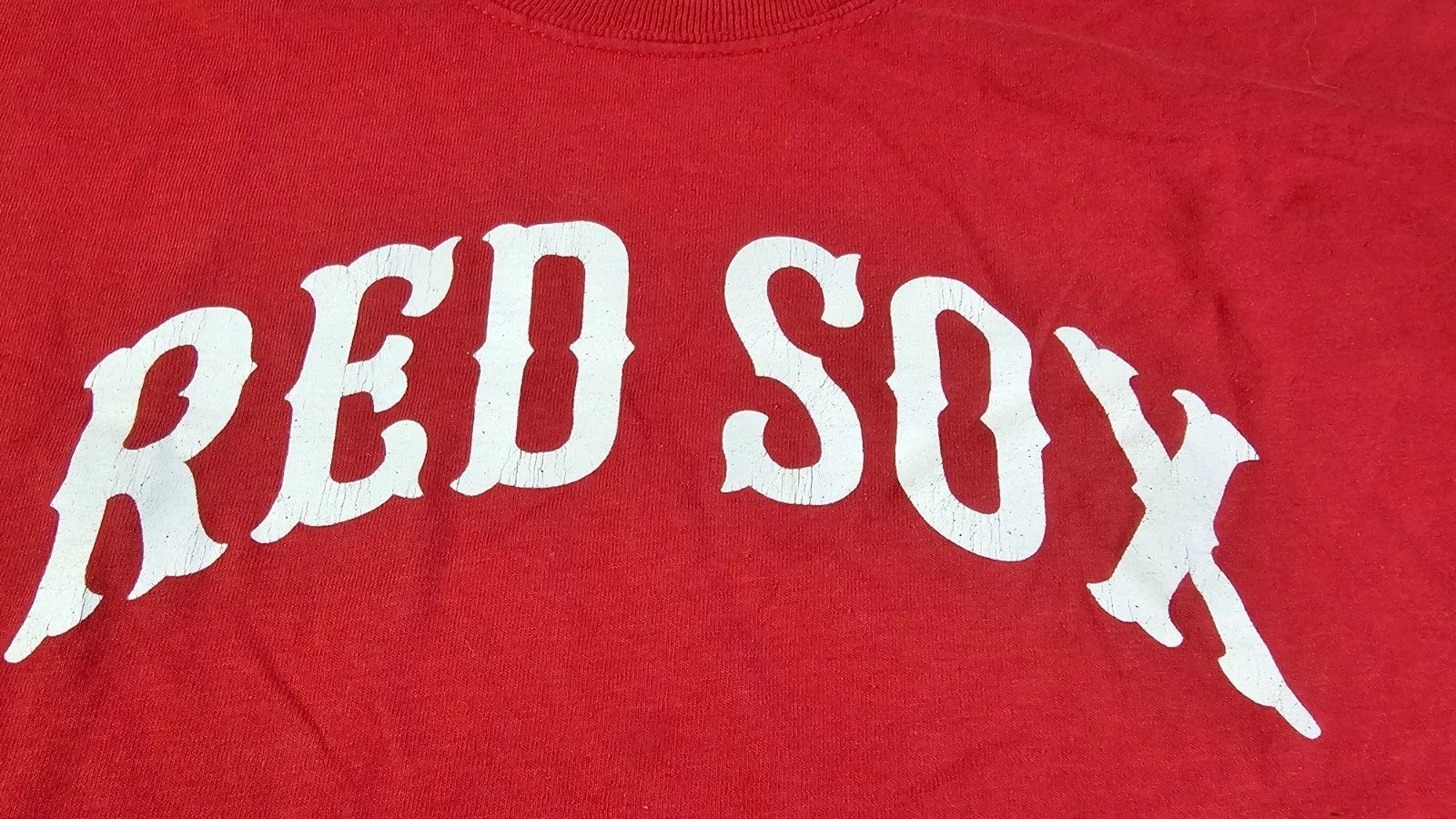 Jerzees Vintage Boston Red Sox Jerzees Heavyweight Tee Red MLB Men L Size US L / EU 52-54 / 3 - 2 Thumbnail