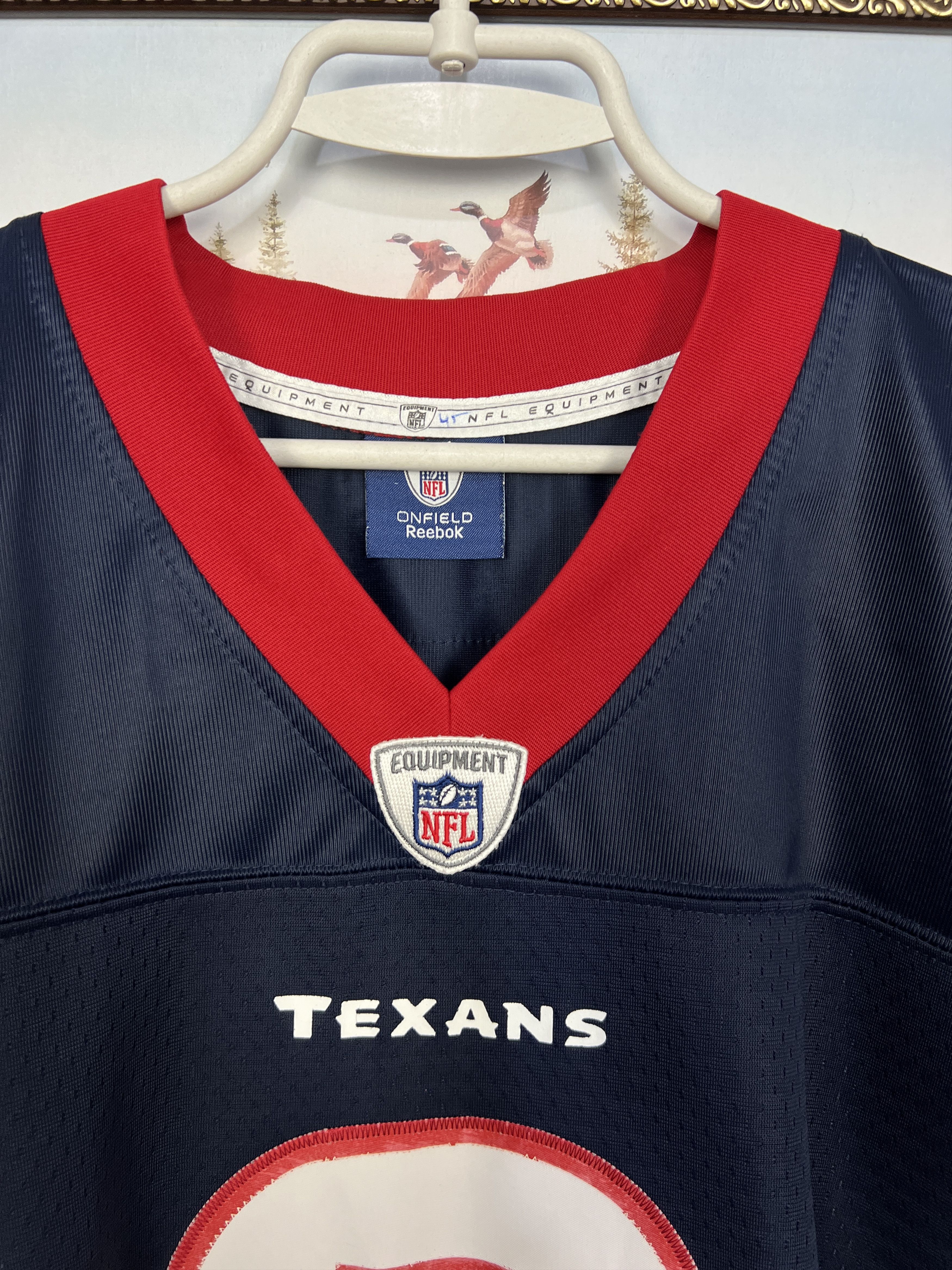 Reebok Houston Texans Matt Schaub #8 NFL Reebok Jersey Mens Shirt Size US XL / EU 56 / 4 - 5 Thumbnail
