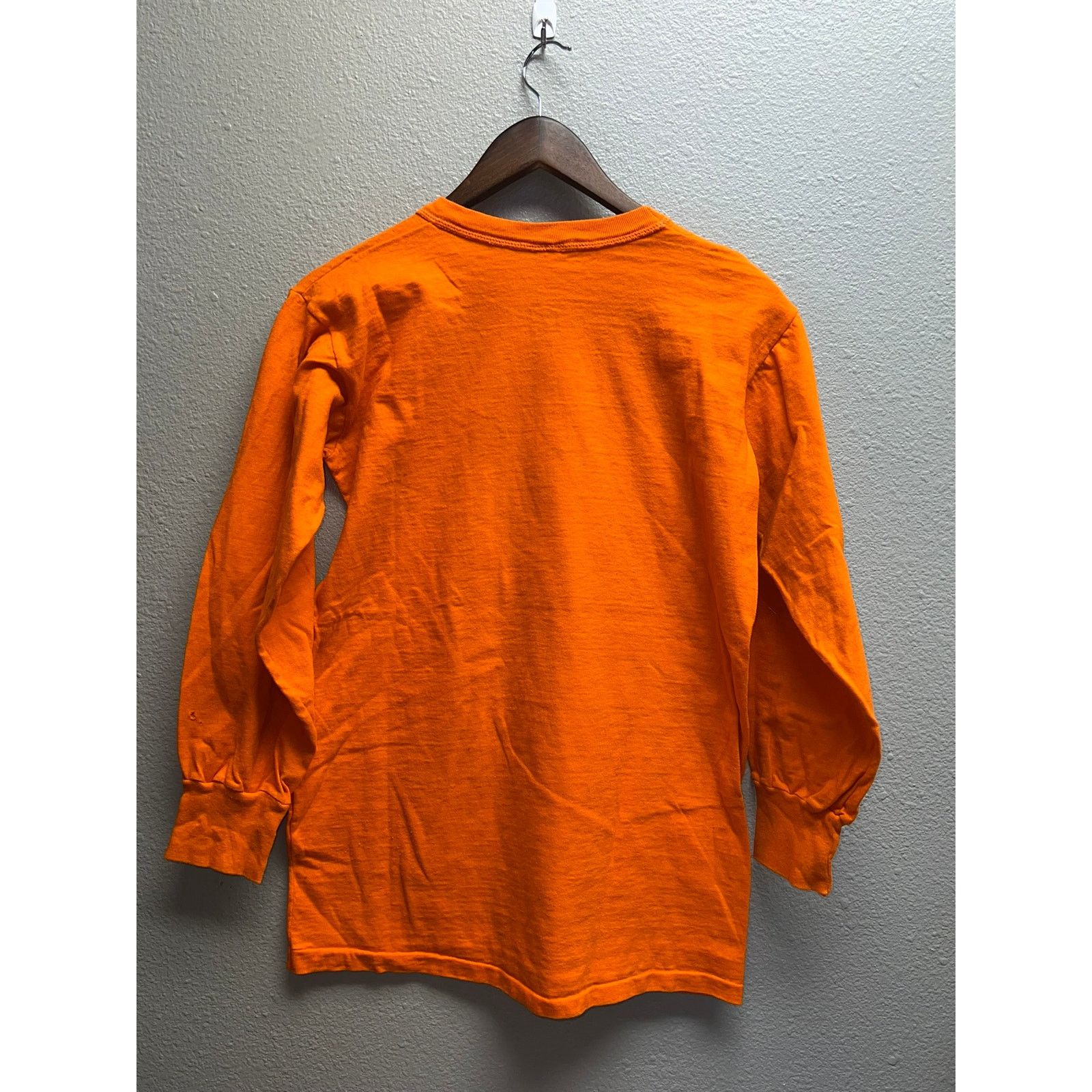 Vintage 1980s The Netherlands Dutch Army Orange Long Sleeve Shirt L Size US L / EU 52-54 / 3 - 6 Thumbnail