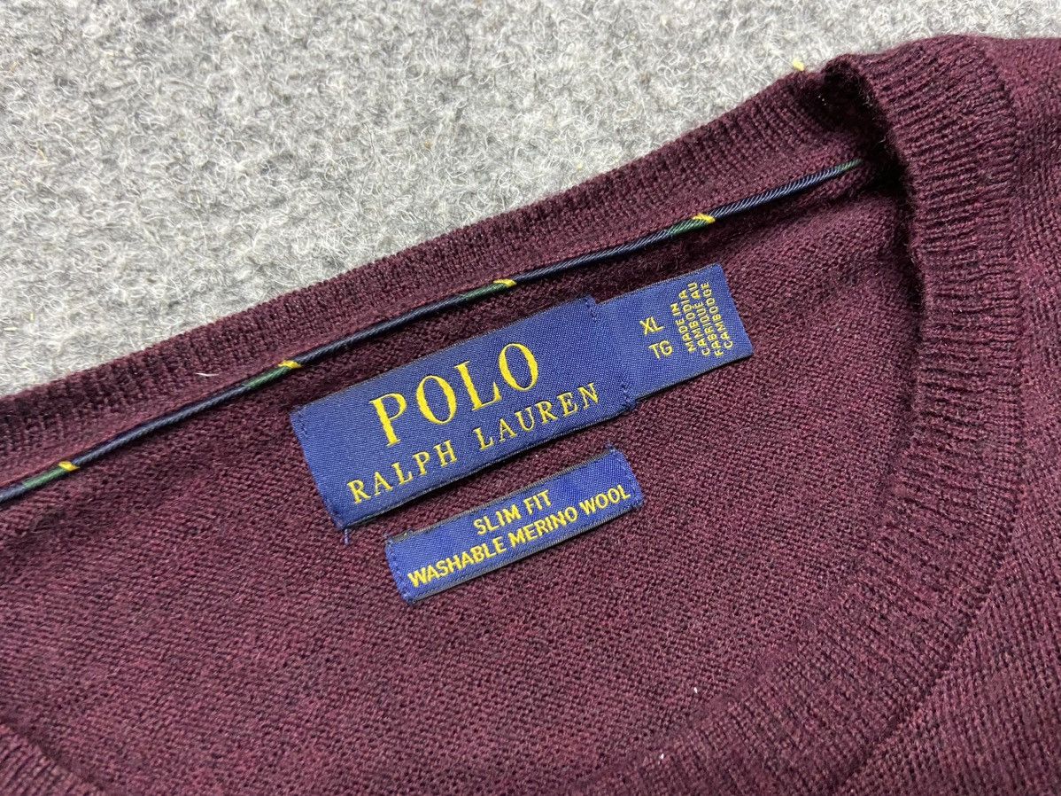 Polo Ralph Lauren Polo Ralph Lauren Merino Wool Crev neck pullover Size US XL / EU 56 / 4 - 7 Thumbnail