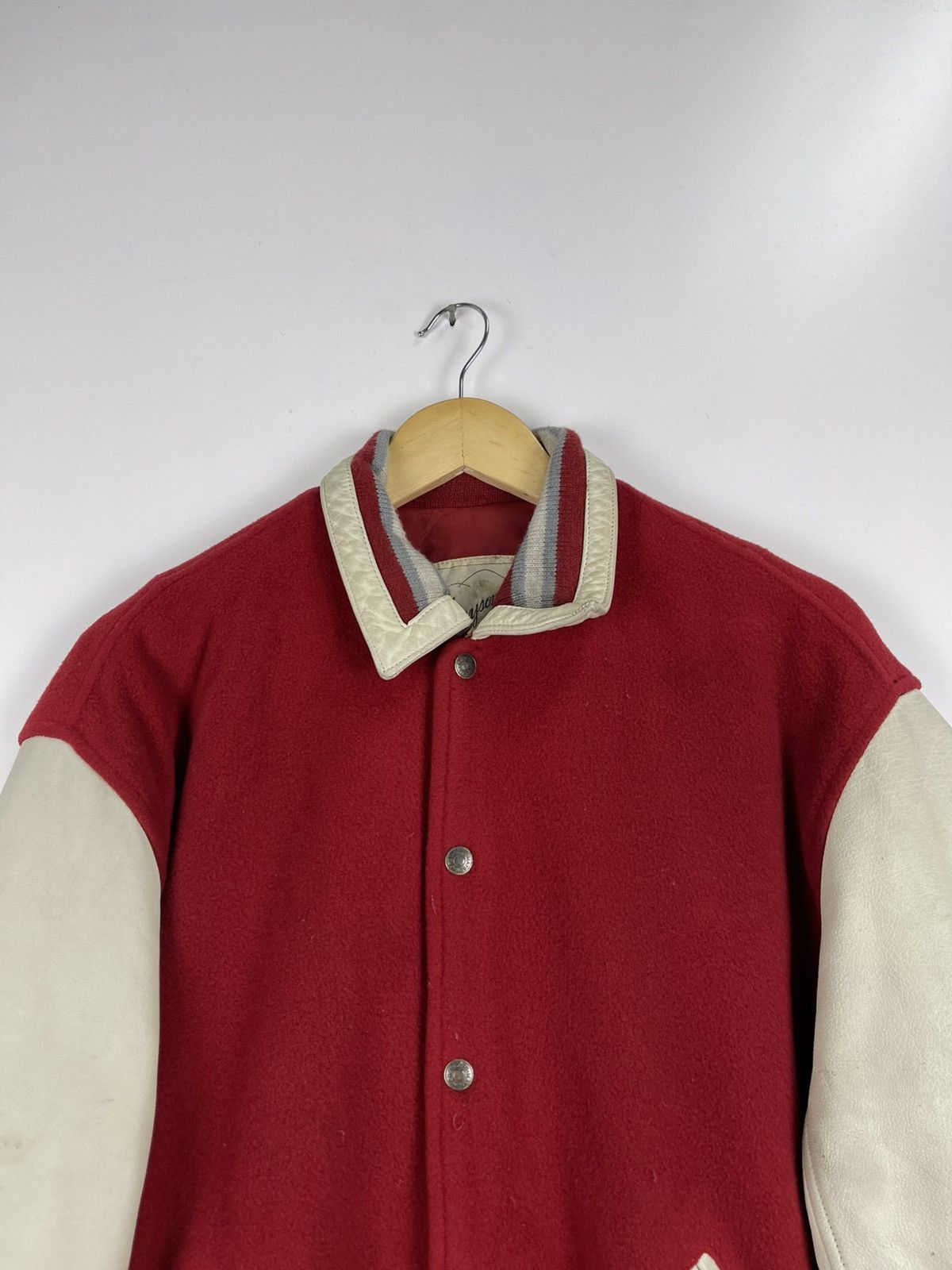 Vintage Vintage Mayson Grey Varsity Jacket Size US L / EU 52-54 / 3 - 6 Thumbnail