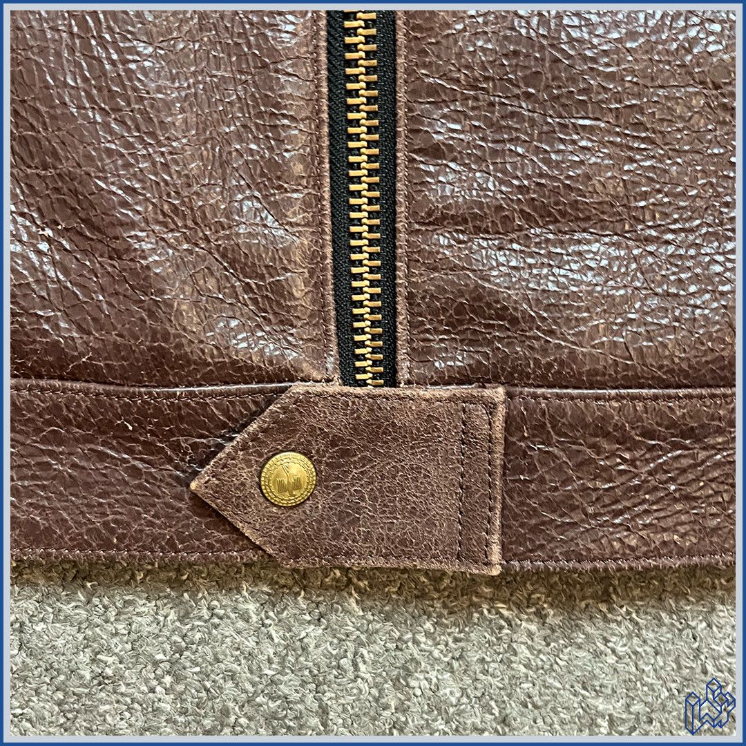 Blackmeans Blackmeans brown leather cracked jacket Size US M / EU 48-50 / 2 - 6 Thumbnail
