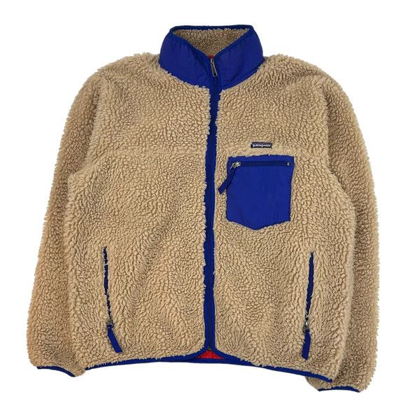 image of Vintage Patagonia Deep Pile Fleece in Oatmeal, Women's (Size Large)