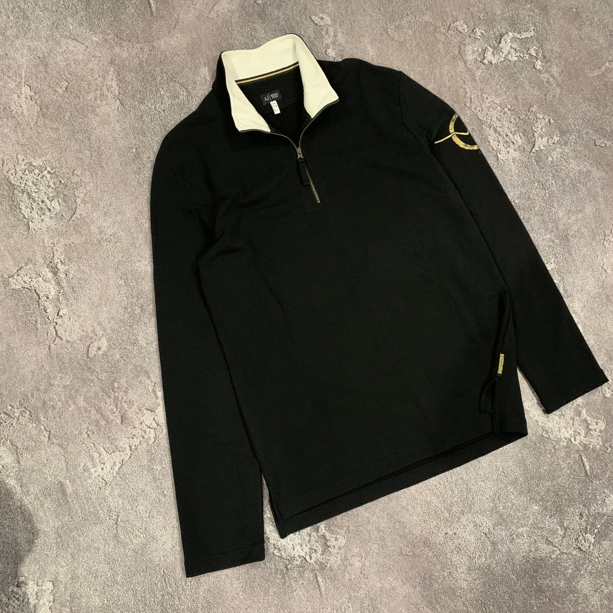 Armani Armani Jeans Vintage Zip 1/3 Men’s Size L Size US L / EU 52-54 / 3 - 2 Thumbnail