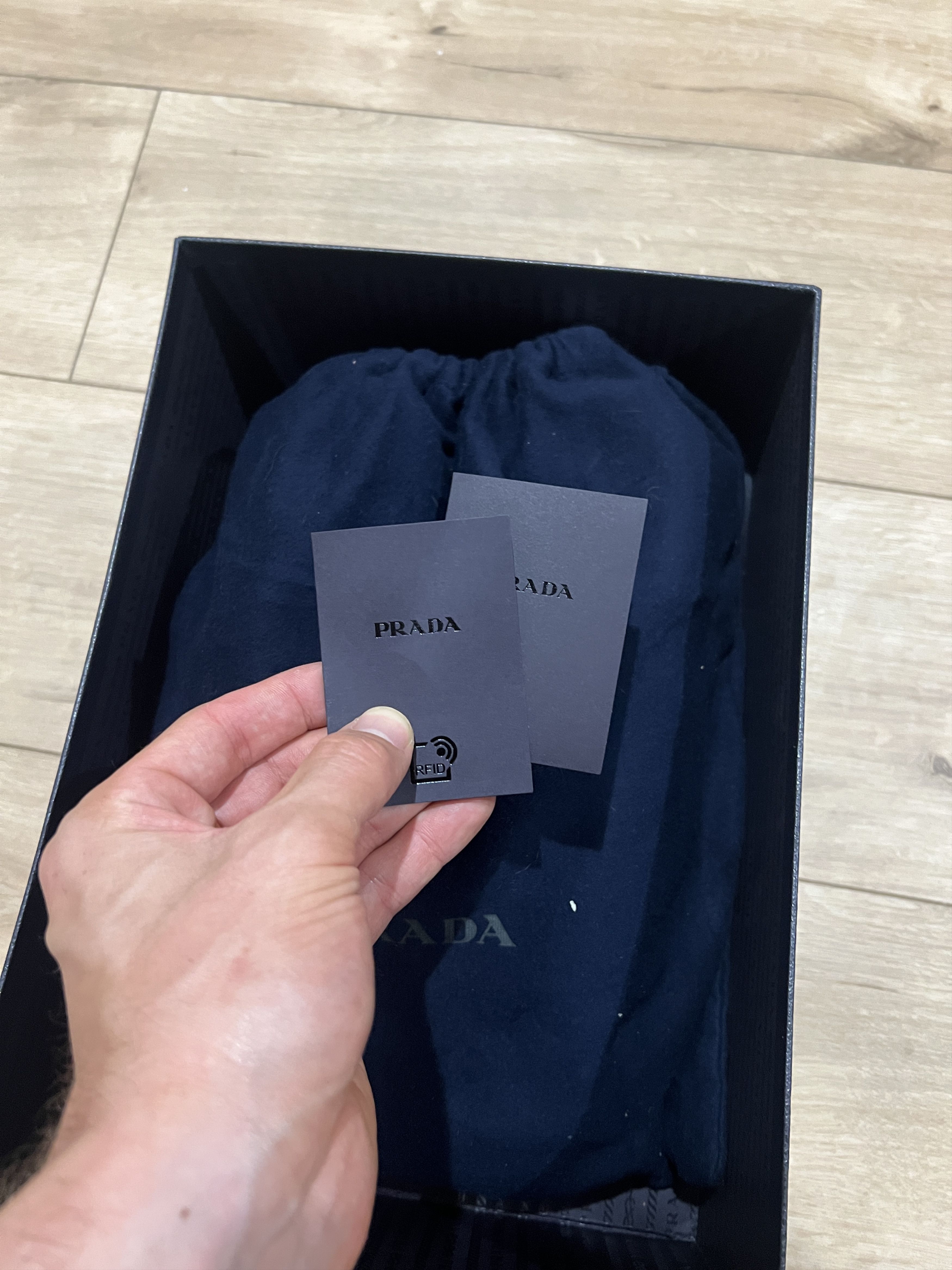 Prada Prada Black Chocolate Brushed Leather Loafers w Box Dust Bag Size US 9.5 / EU 42-43 - 12 Thumbnail