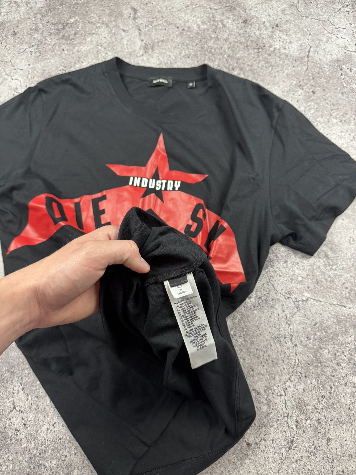Diesel Diesel Star T-shirt Y2K Opium Style Avant Gard Size US M / EU 48-50 / 2 - 4 Thumbnail