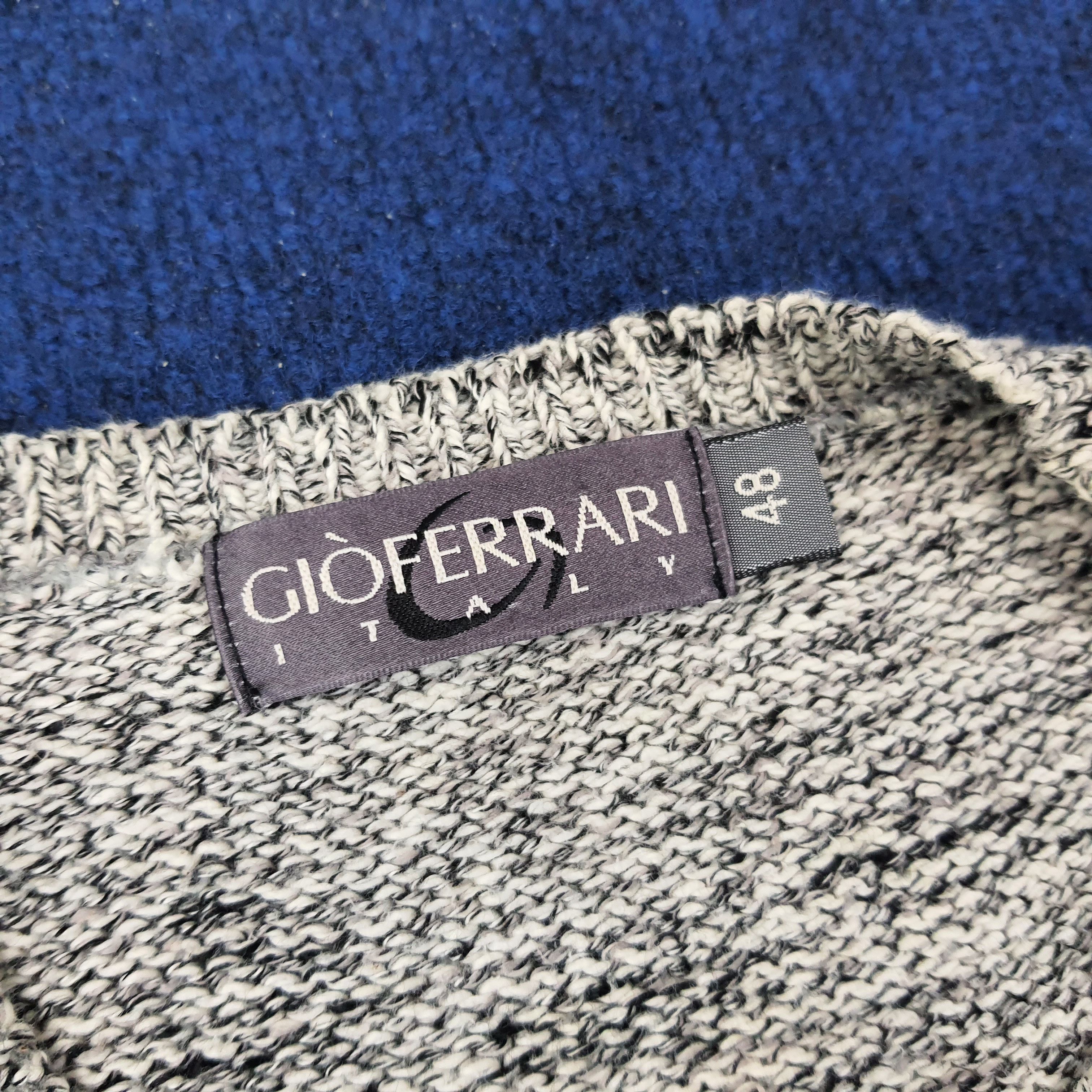 Vintage Vintage Gioferrari Custom Logo Knitted Sweatshirt C230N2 Size US L / EU 52-54 / 3 - 5 Thumbnail