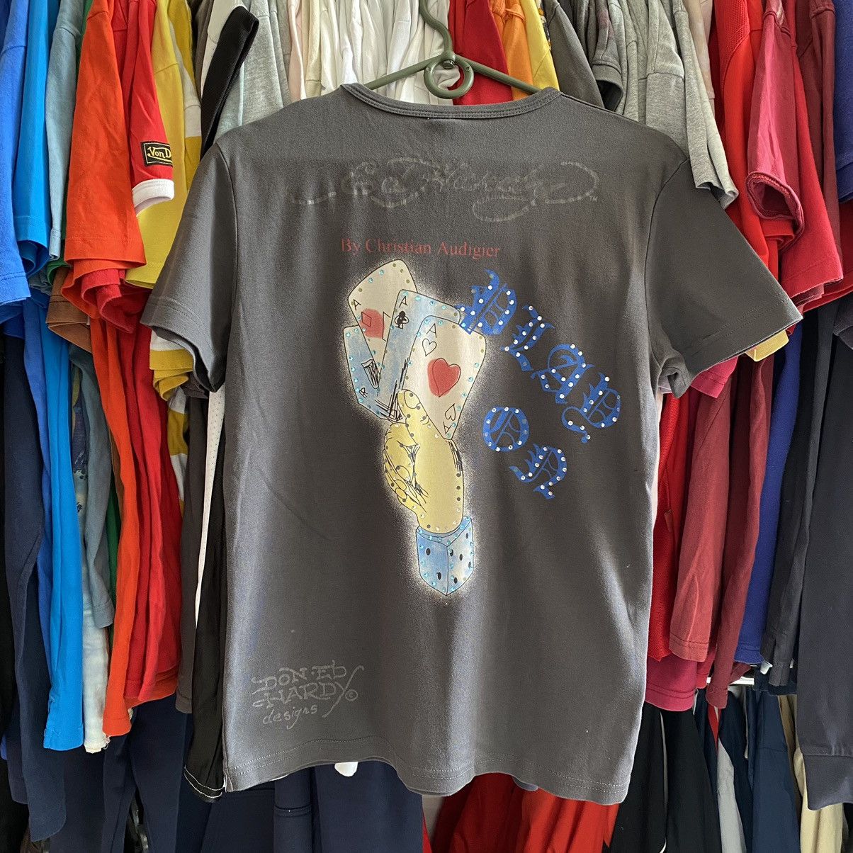 Ed Hardy Designer Ed Hardy by Christian Audigier Big Graphic logo tee Size M / US 6-8 / IT 42-44 - 2 Thumbnail