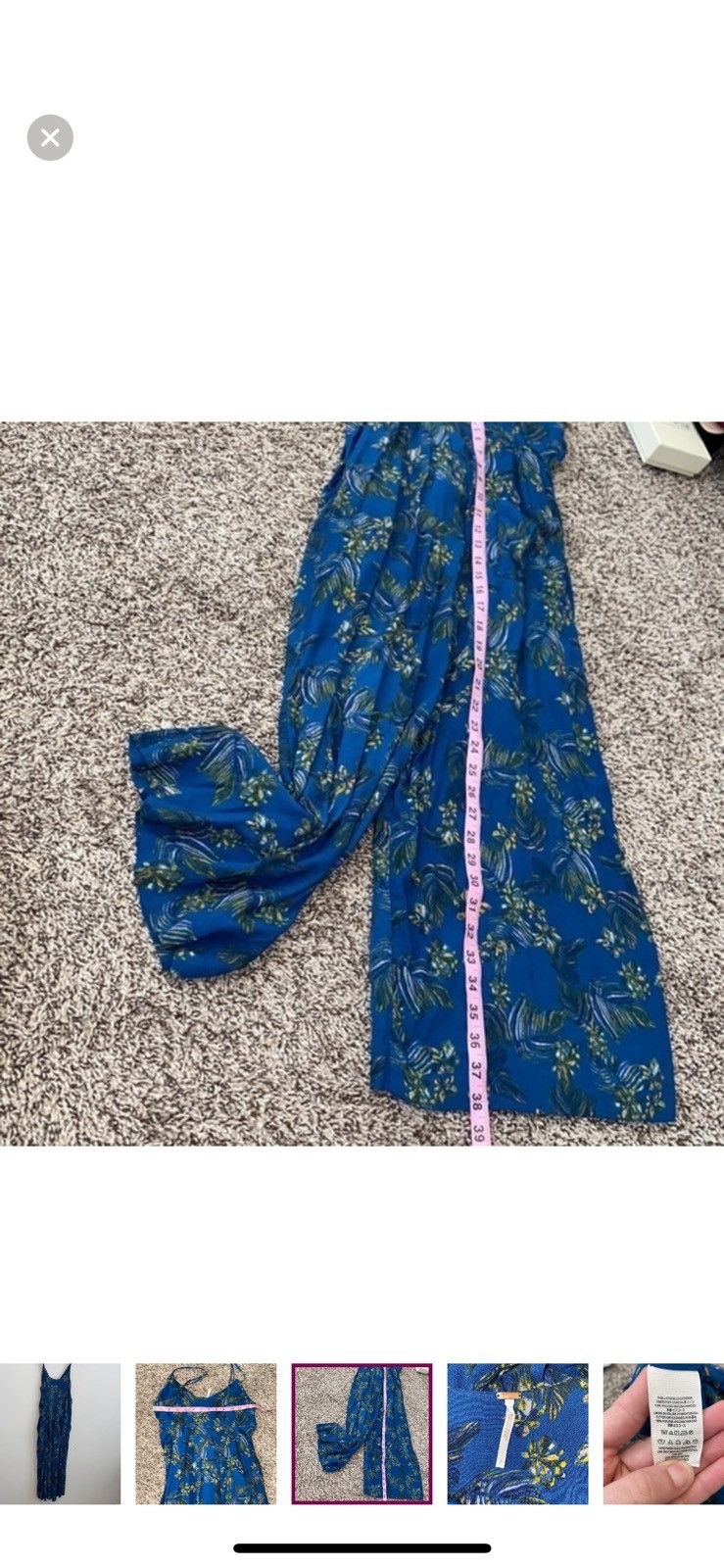 Free People Free people hot tropics jumpsuit size 0 Size 25" / US 0 / IT 36 - 7 Thumbnail