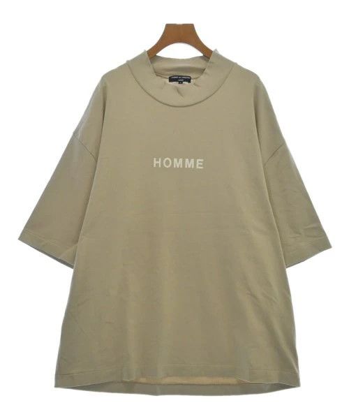 Comme des Garcons Homme T-Shirts Crewneck Short Sleeve Logo Print Beige Size US L / EU 52-54 / 3 - 1 Thumbnail