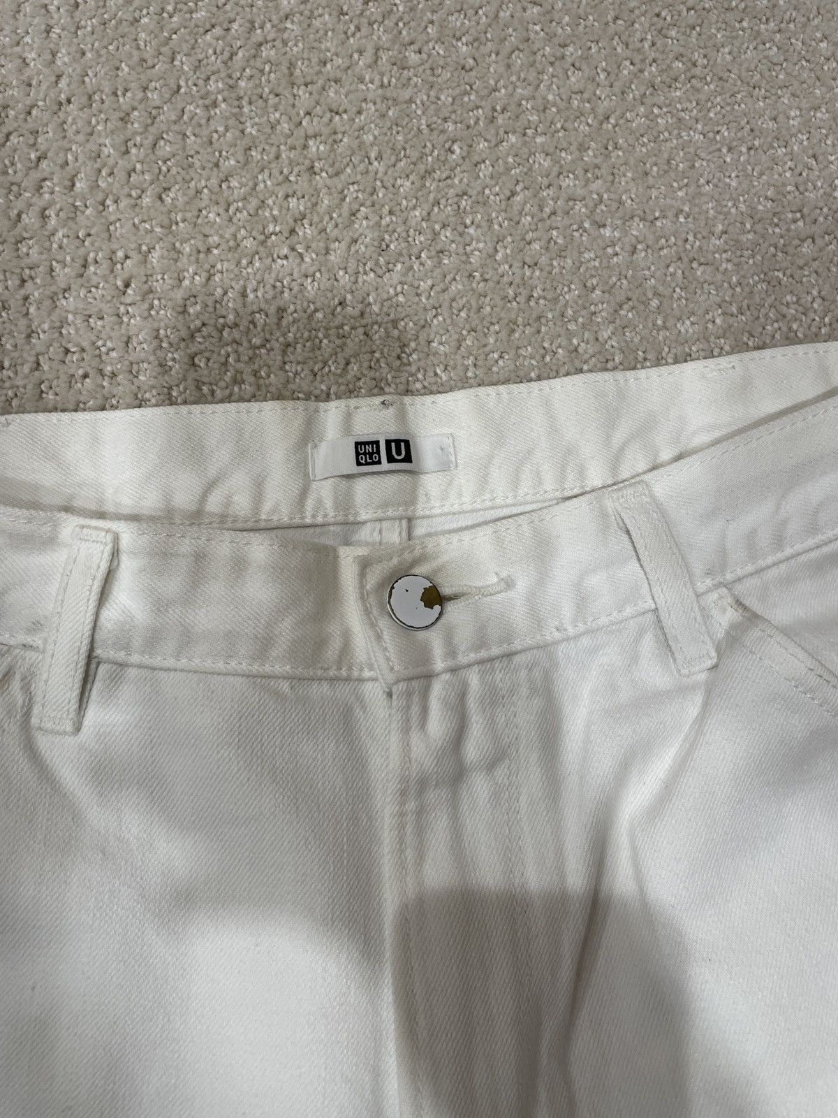 Uniqlo Uniqlo Cropped Denim Size US 34 / EU 50 - 5 Thumbnail