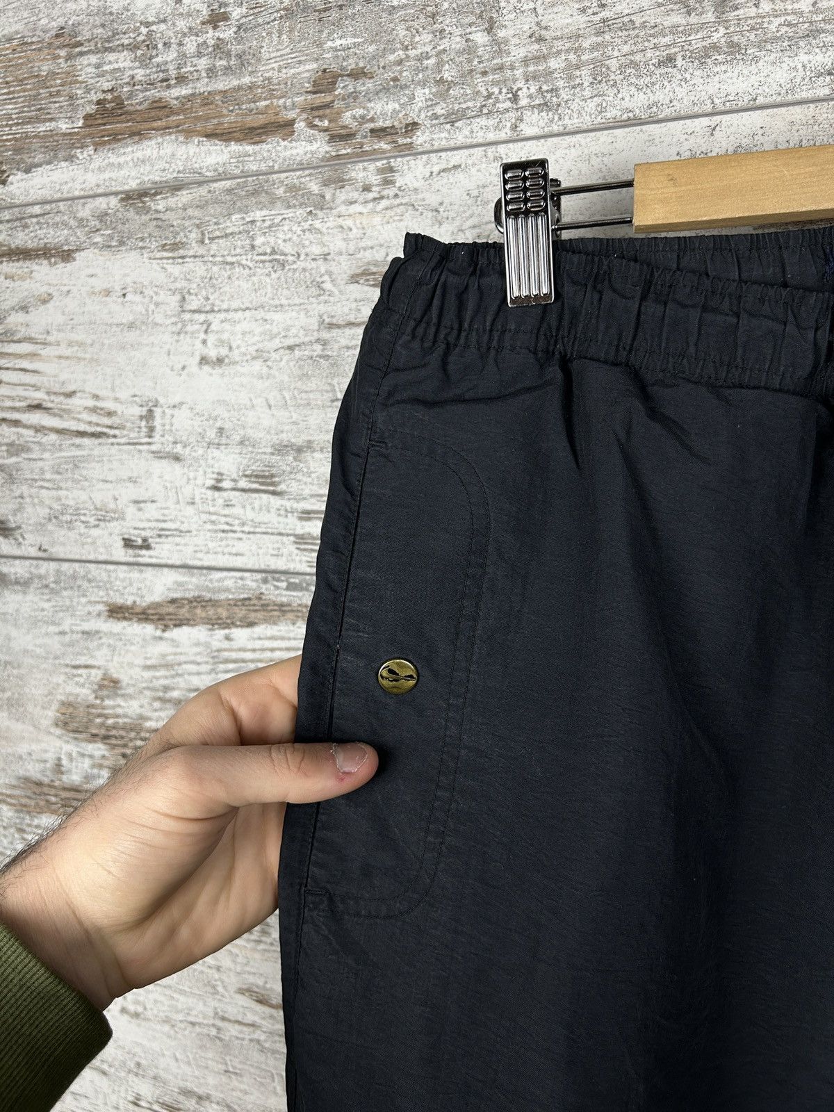 Nike × Vintage Mens Vintage Nike swoosh Drill Pants y2k sweatpants rare 90s Size US 32 / EU 48 - 5 Thumbnail