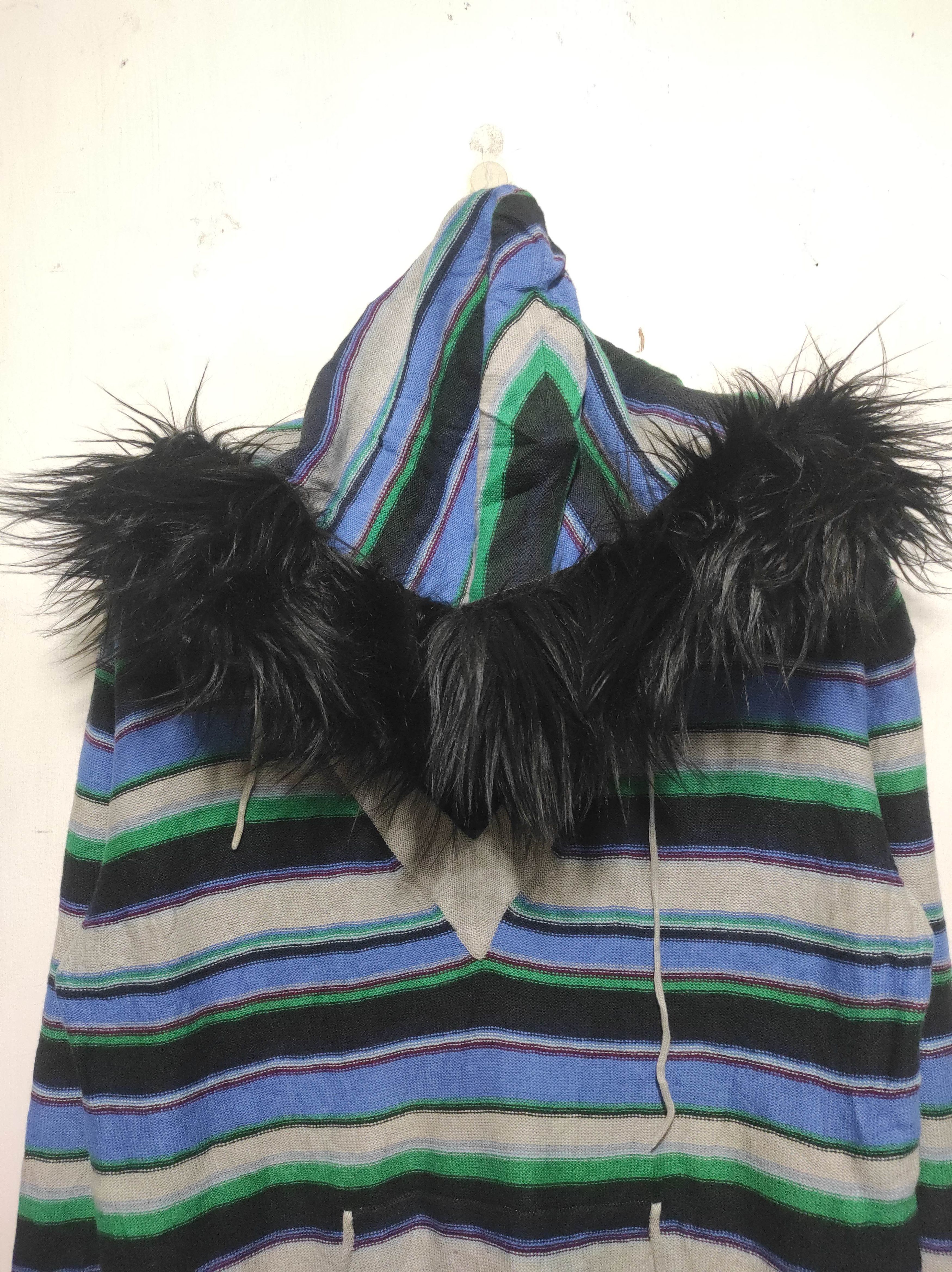 Hysteric Glamour Beams Stripe V neck zip fur hoodie i6w9 LGB style Size US M / EU 48-50 / 2 - 3 Thumbnail