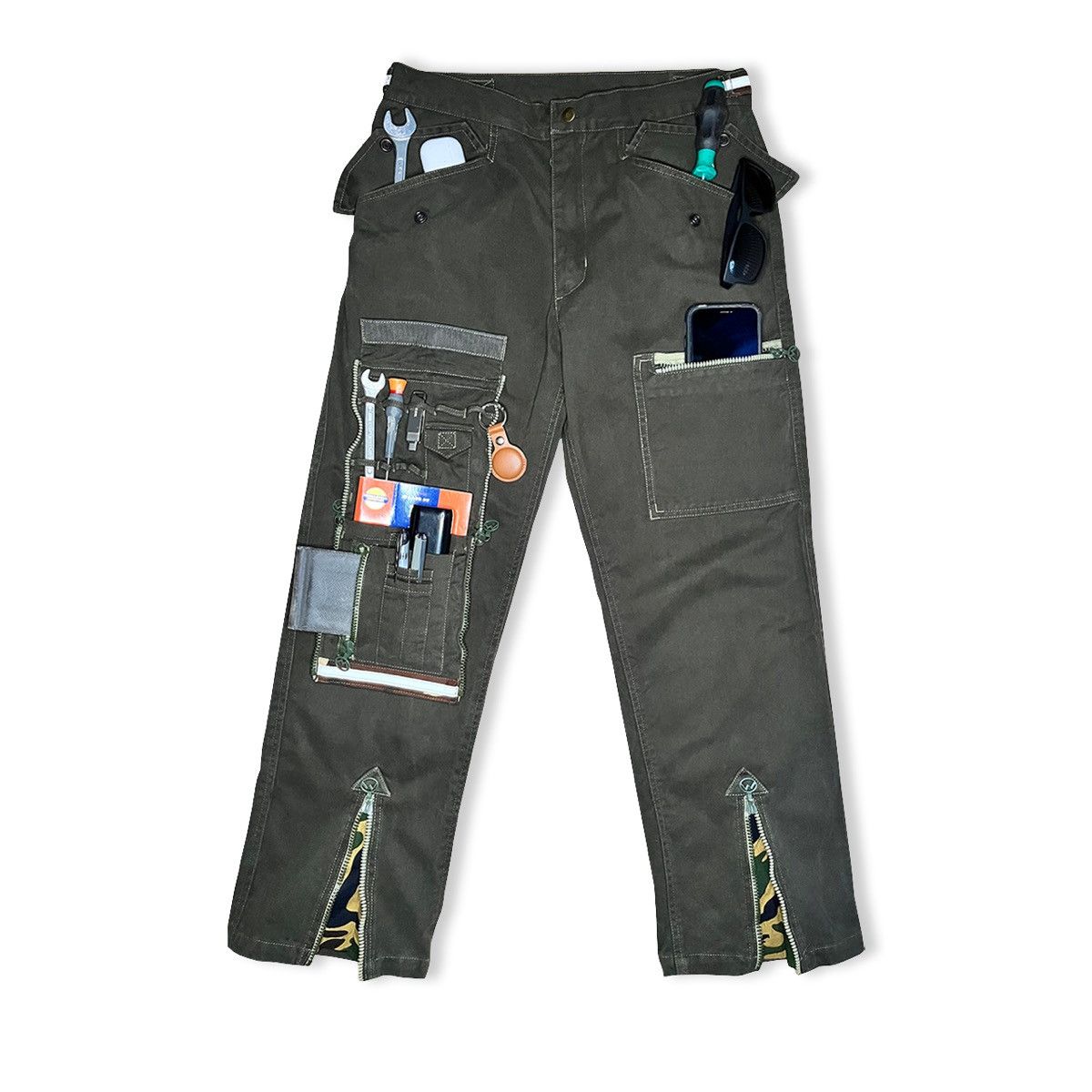 Maharishi 1998 Maharishi Detachable 3D Pocket Technical Utility Cargos Size US 30 / EU 46 - 1 Thumbnail