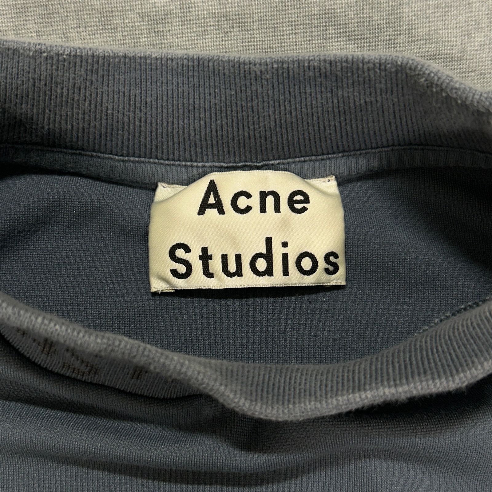 Acne Studios Acne Studios Navid essentials streetwear collar logo tshirt Size US M / EU 48-50 / 2 - 3 Thumbnail