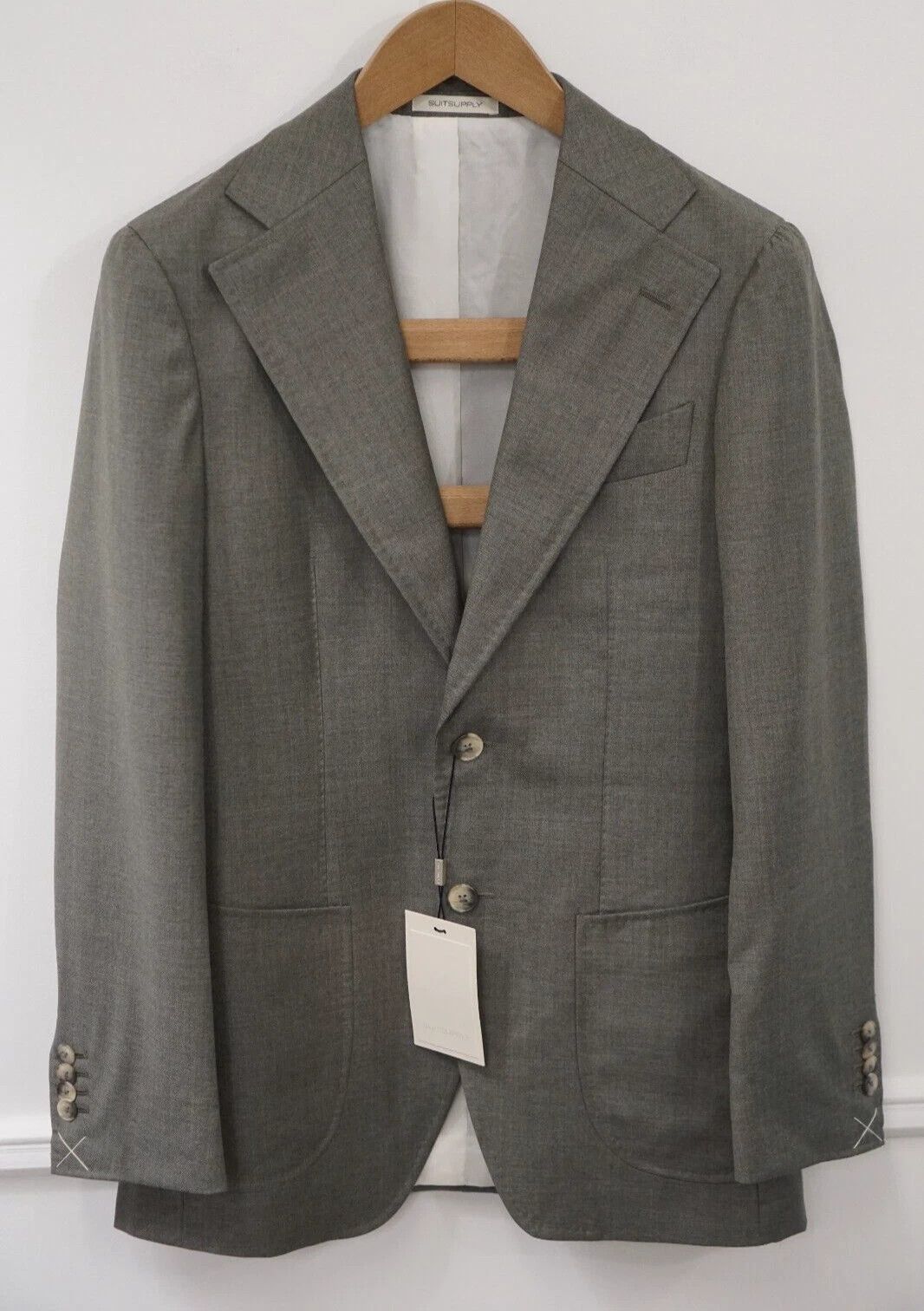 Men Suitsupply Blazer Havana Patch Wide Lapel Wool UK/US42