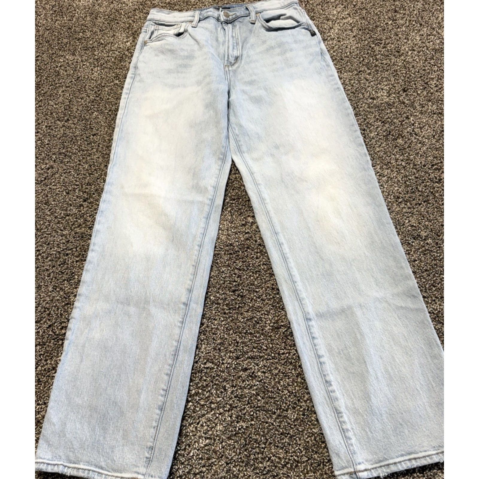 Silver Jeans Co. Silver Jeans Jeans Women 28 Blue Denim High Rise Straight 28X28 5-Pocket Regular Modern Style Womens Size 28" / US 6 / IT 42 - 2 Thumbnail