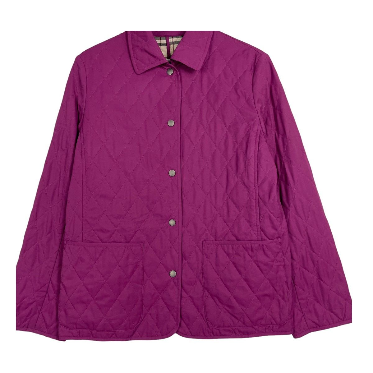 Burberry 💥BURBERRY LONDON QUILTED NOVA CHECK JACKET Size M / US 6-8 / IT 42-44 - 6 Thumbnail