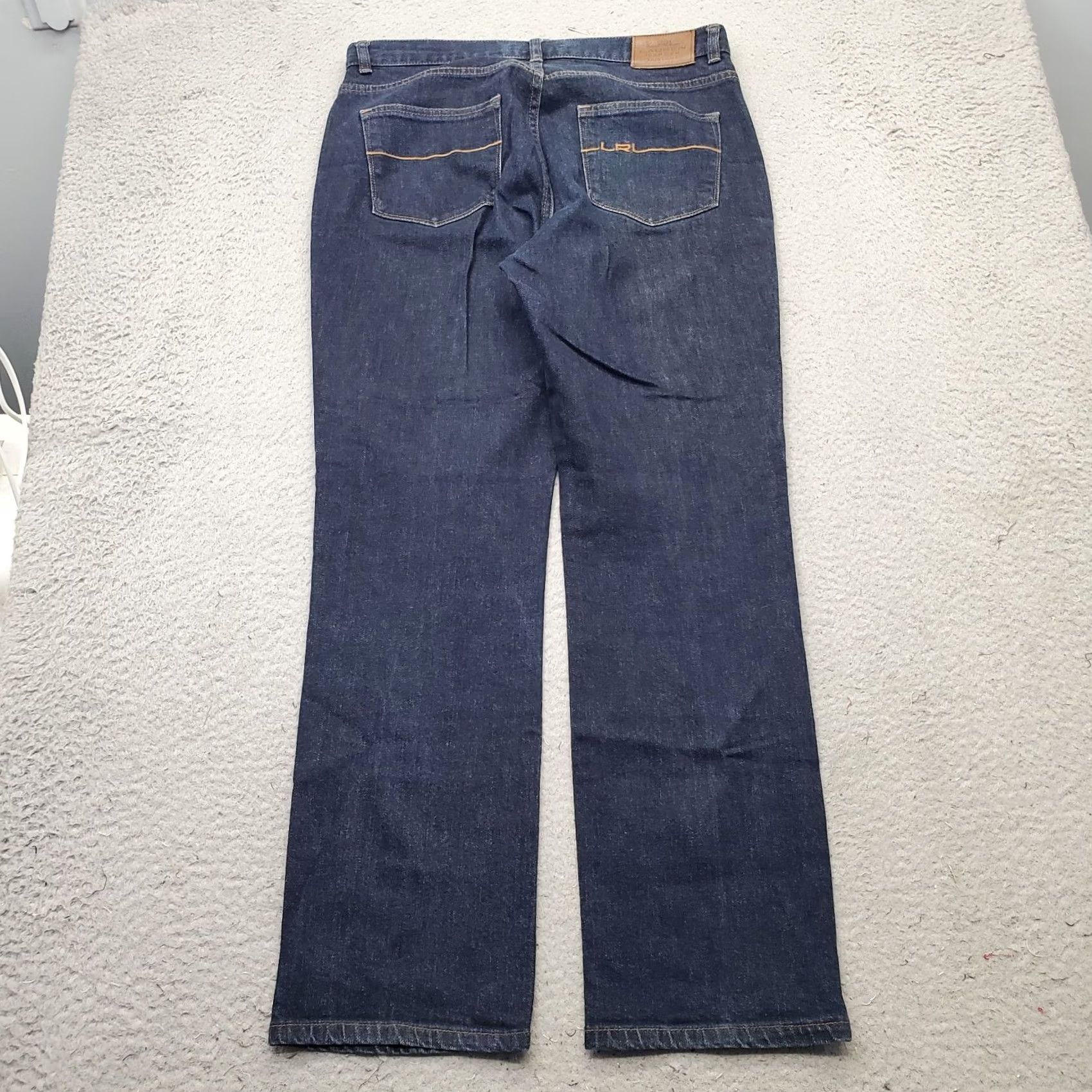 Ralph Lauren Lauren Ralph Lauren Jeans Womens 10 Blue Denim Classic Fit Stretch Straight Leg Jeans Womens 10 Blue Denim Classic Fit Stretch Straight Leg Size 32" / US 10 / IT 46 - 2 Thumbnail