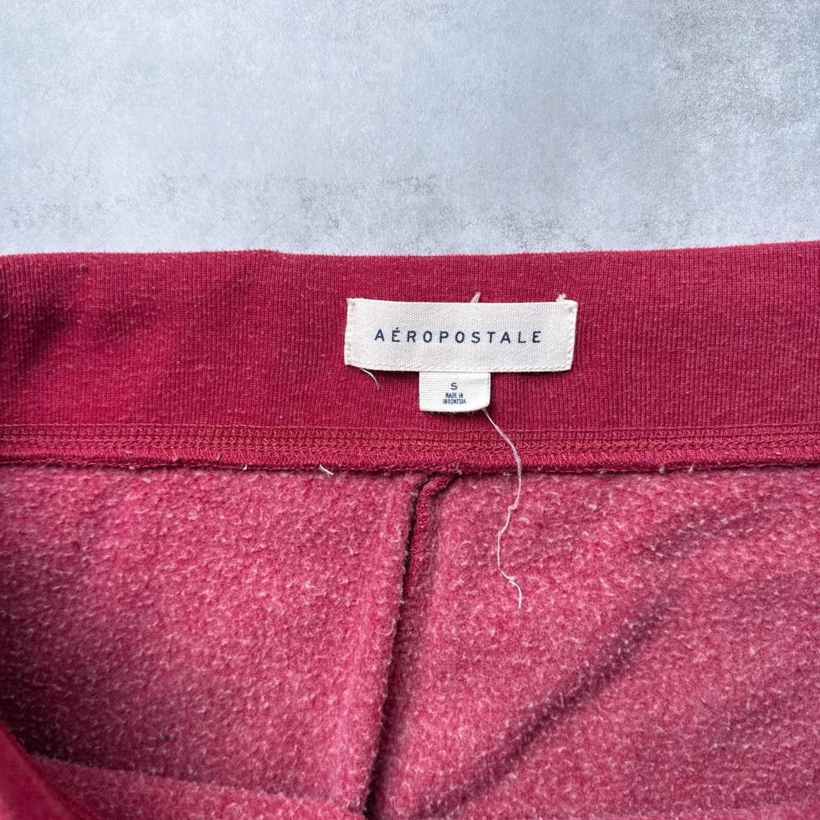 Aeropostale Y2K Aeropostale 00s Red Sweatpants Size 28" / US 6 / IT 42 - 4 Thumbnail