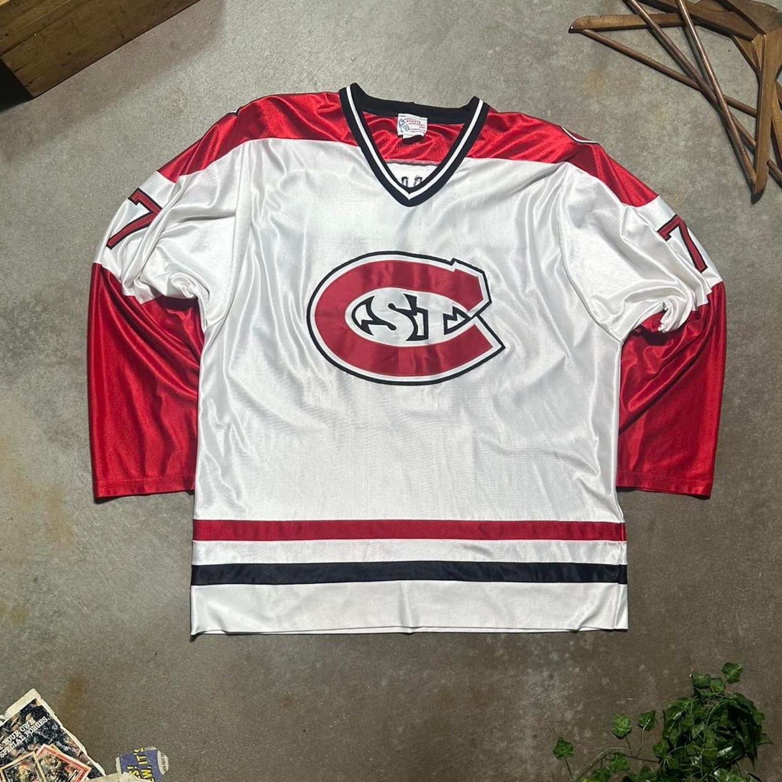 NHL Vintage 90s St Cloud State University Hockey Jersey College Size US XL / EU 56 / 4 - 2 Thumbnail