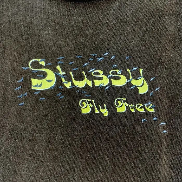 Stussy Vintage 90’ STUSSY FLY FREE Shawn Era Skate Tee Shirt Size US L / EU 52-54 / 3 - 4 Thumbnail