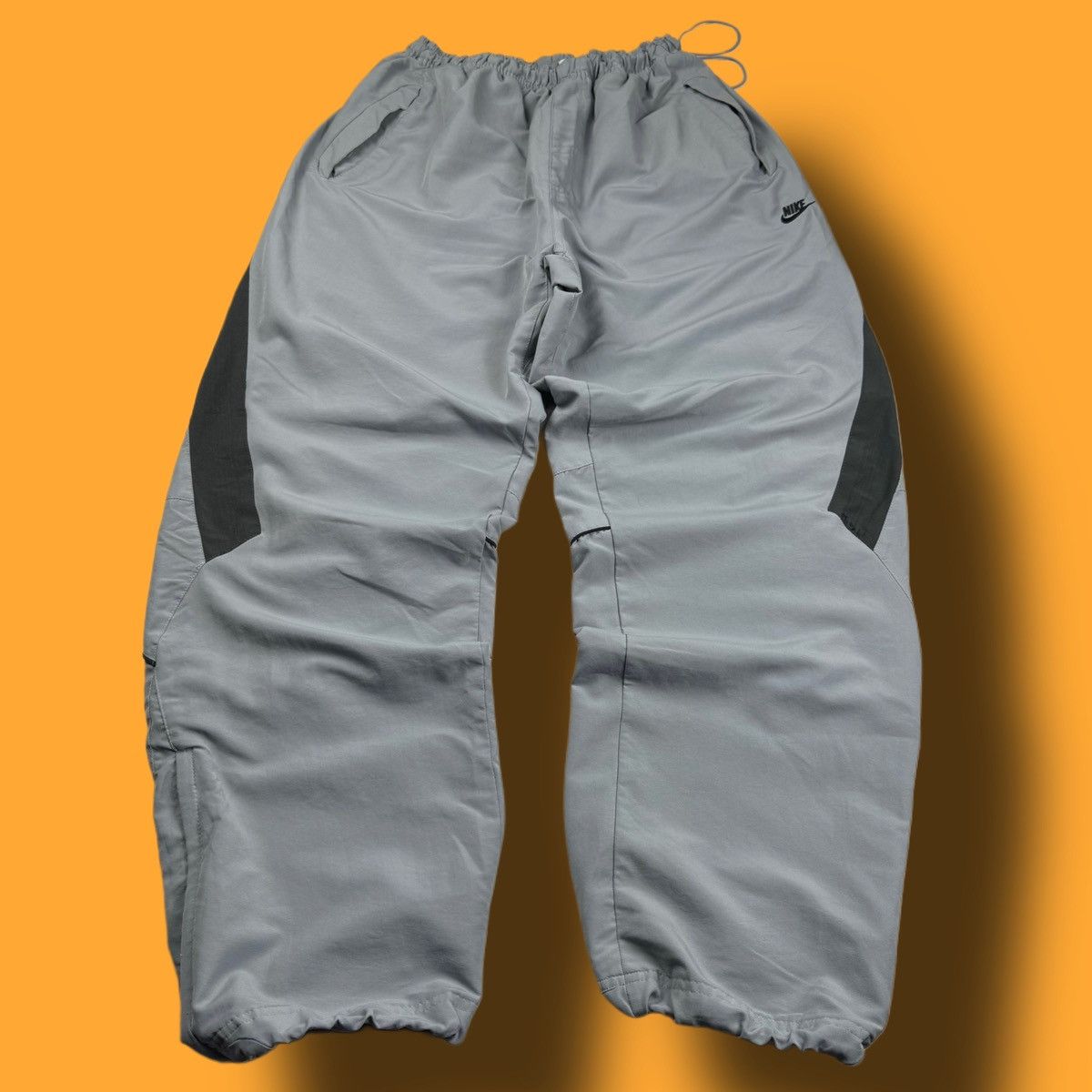 Nike × Vintage NIKE VINTAGE BASIC LOGO OVERSIZE BAGGY PANTS Size US 34 / EU 50 - 1 Thumbnail