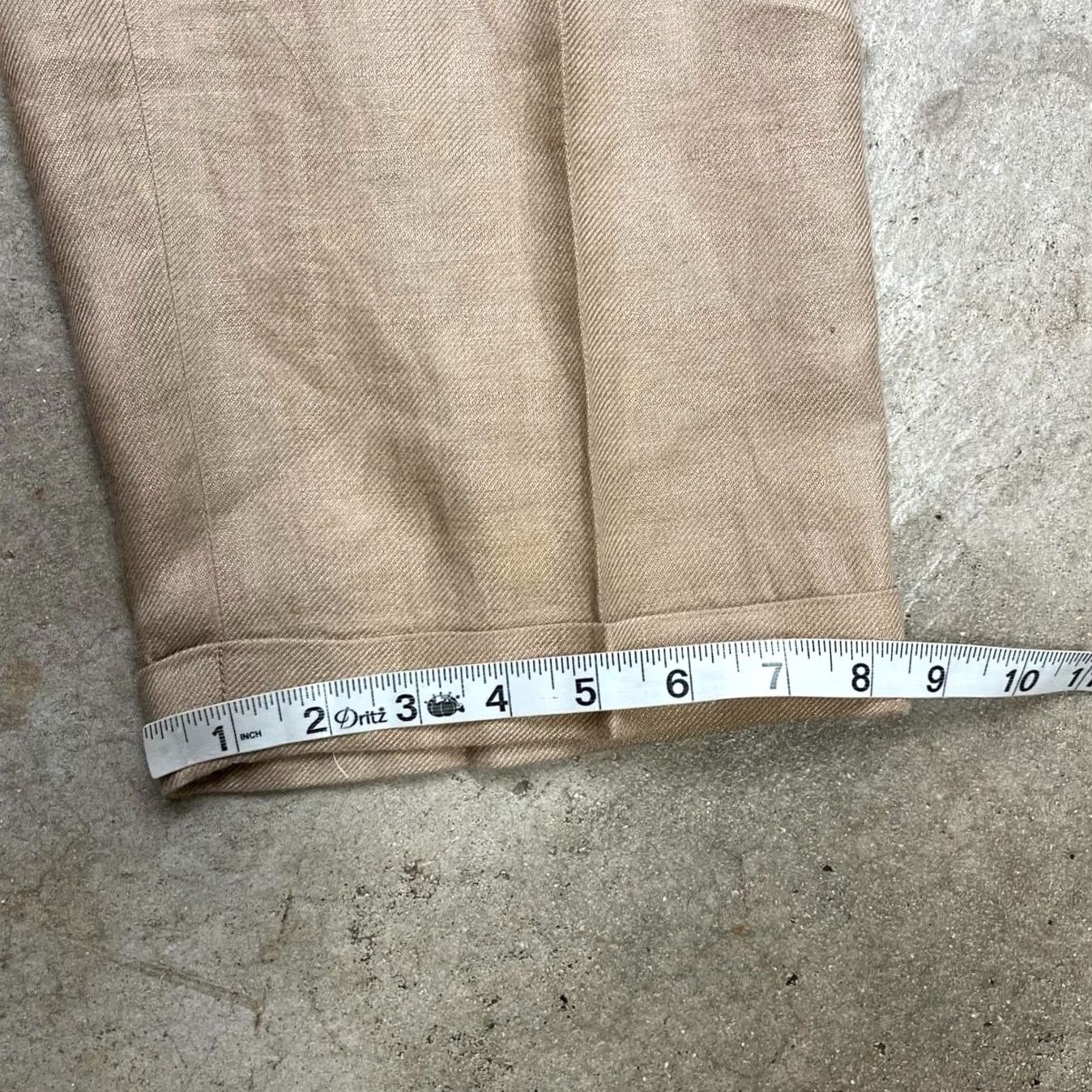 Banana Republic VINTAGE Banana Republic Linen pleated trousers baggy loose fit 34x29 Men Pants Beige 100% Linen Dress Pants Mens Size US 34 / EU 50 - 5 Thumbnail