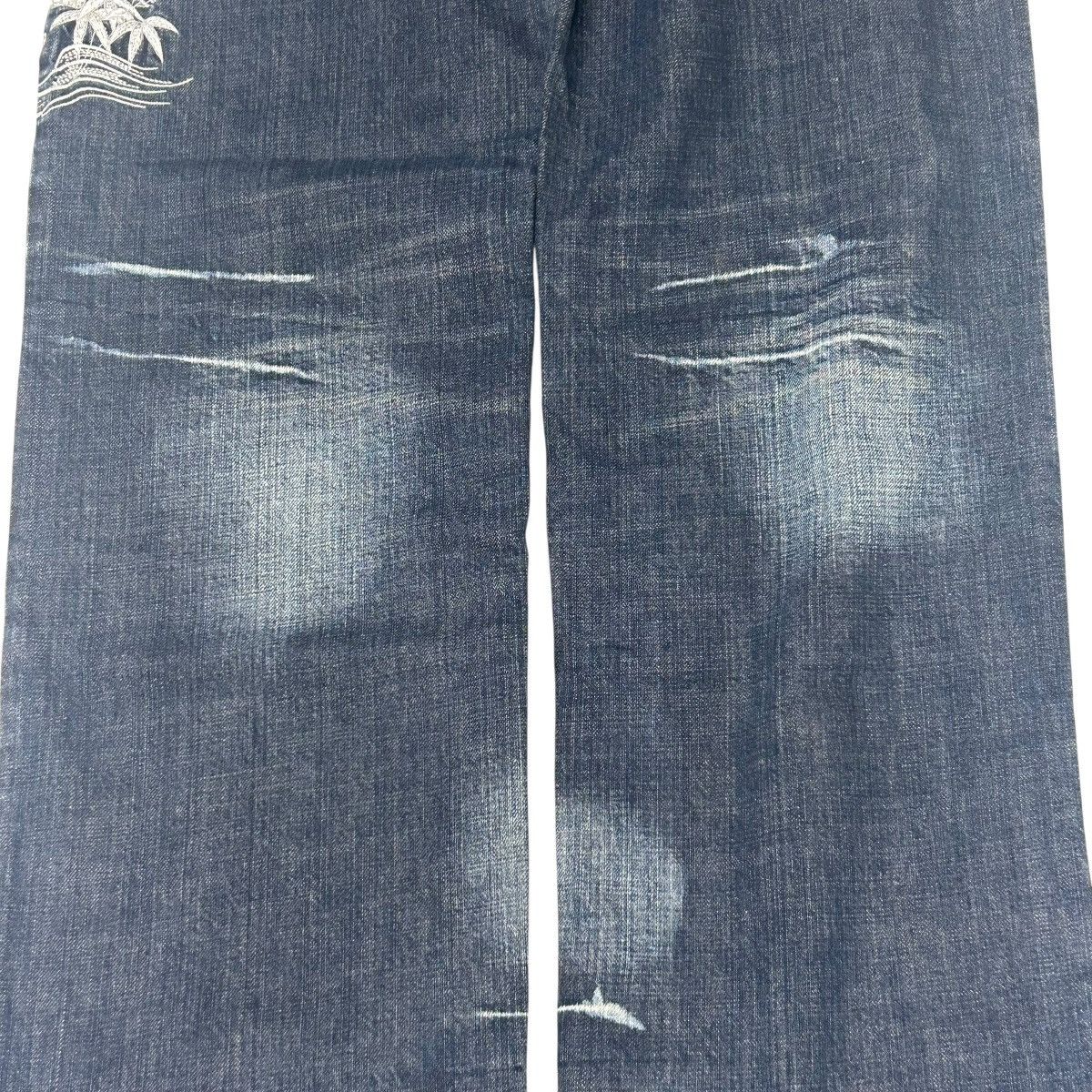 Karakuri Tamashii 511 Karakuri Tamashii jeans embroidered denim blue archive Size US 35 - 14 Thumbnail