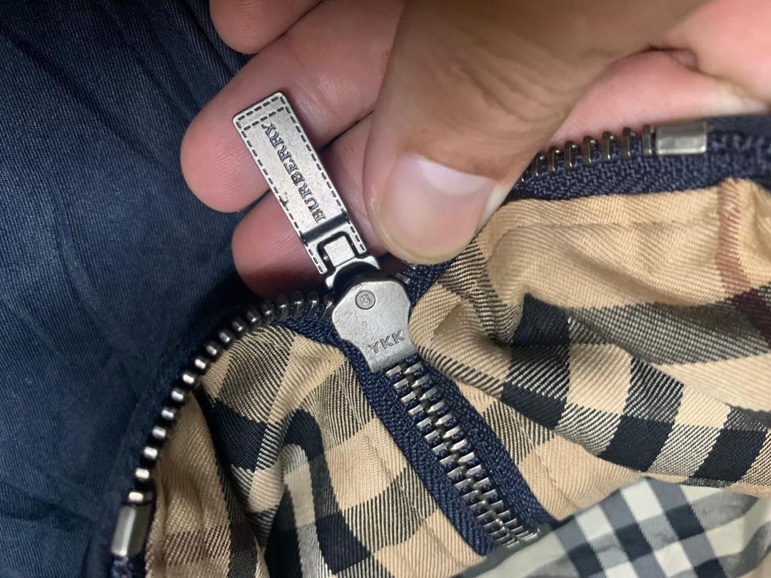 Burberry Vintage Burberry Zipper Jacket Size US L / EU 52-54 / 3 - 10 Thumbnail