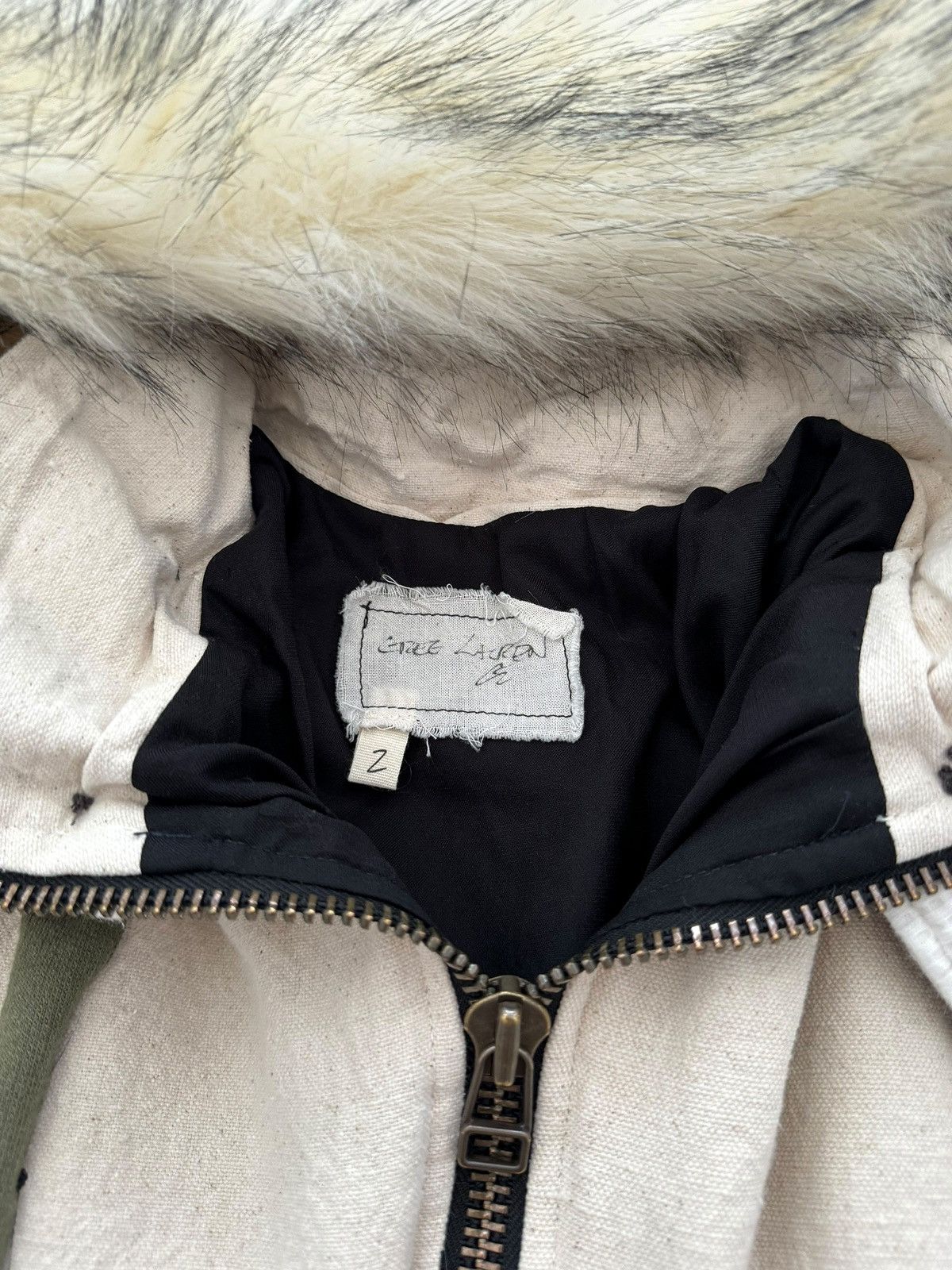Greg Lauren Sz2 Sample Painted Puffer Canvas Parka Size US M / EU 48-50 / 2 - 5 Thumbnail