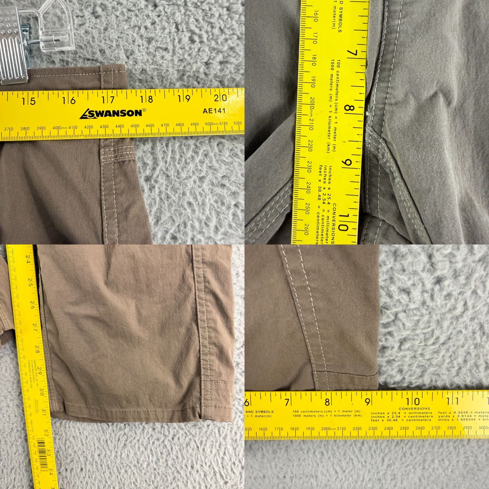 Vintage Kuhl Splash Cargo Roll Up Pant Womens Size 14 Brown Straight Leg Hiking Outdoor Pants Size 36" / US 14 / IT 50 - 8 Thumbnail